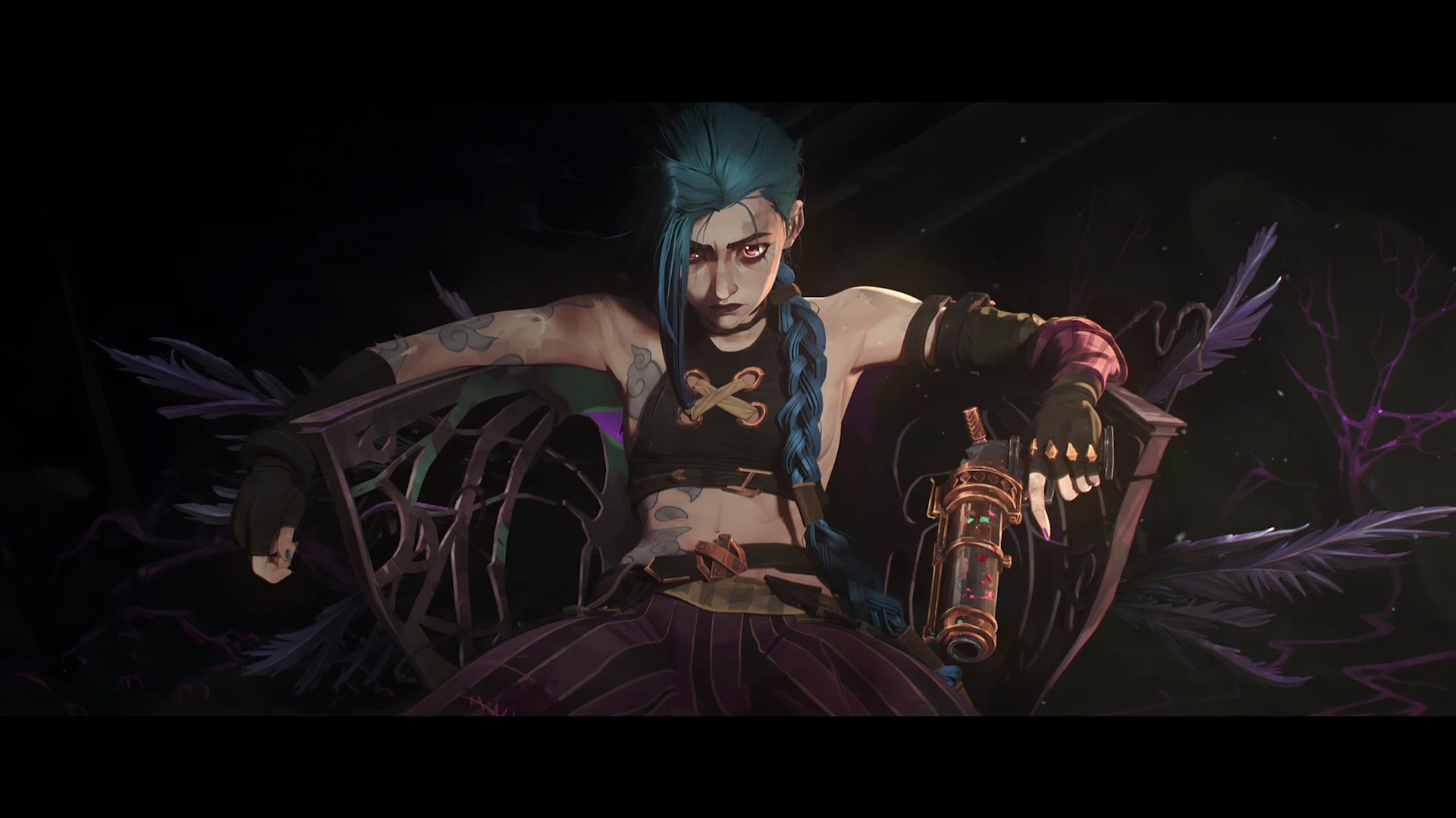 Arcane Jinx wallpaper 4K Loop