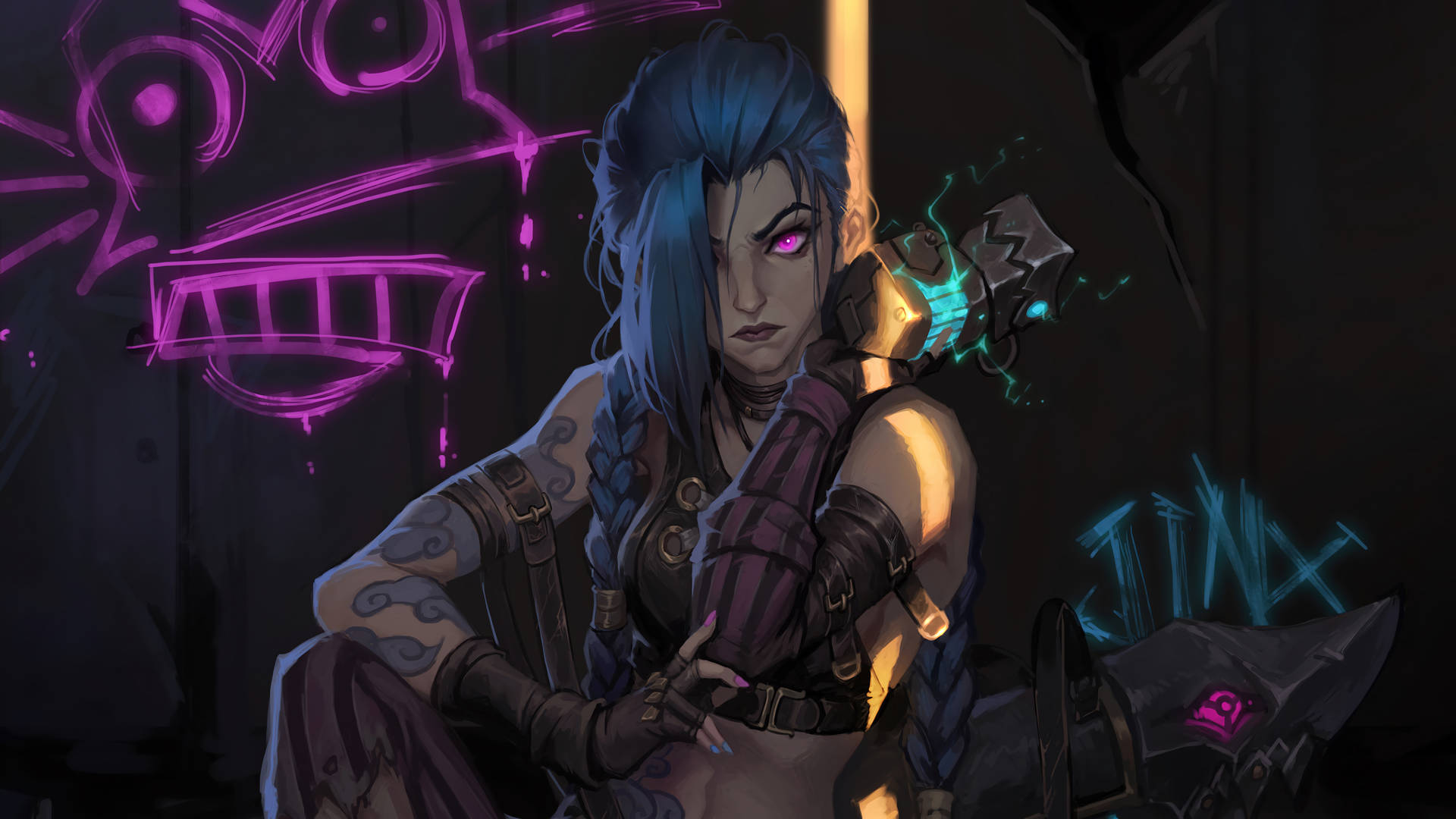 Jinx Arcane Opening Door Light