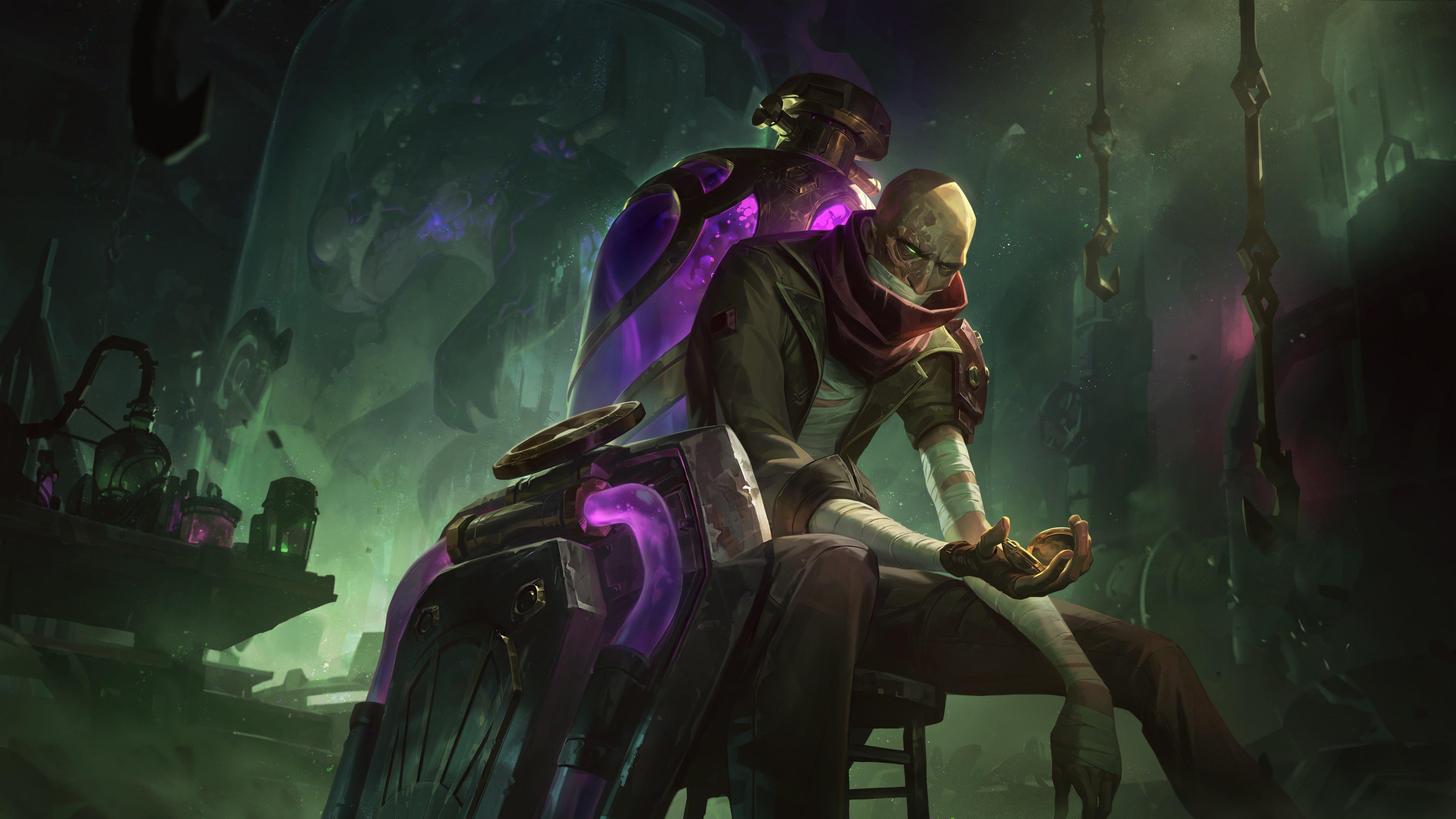 Arcane Singed Splash Art