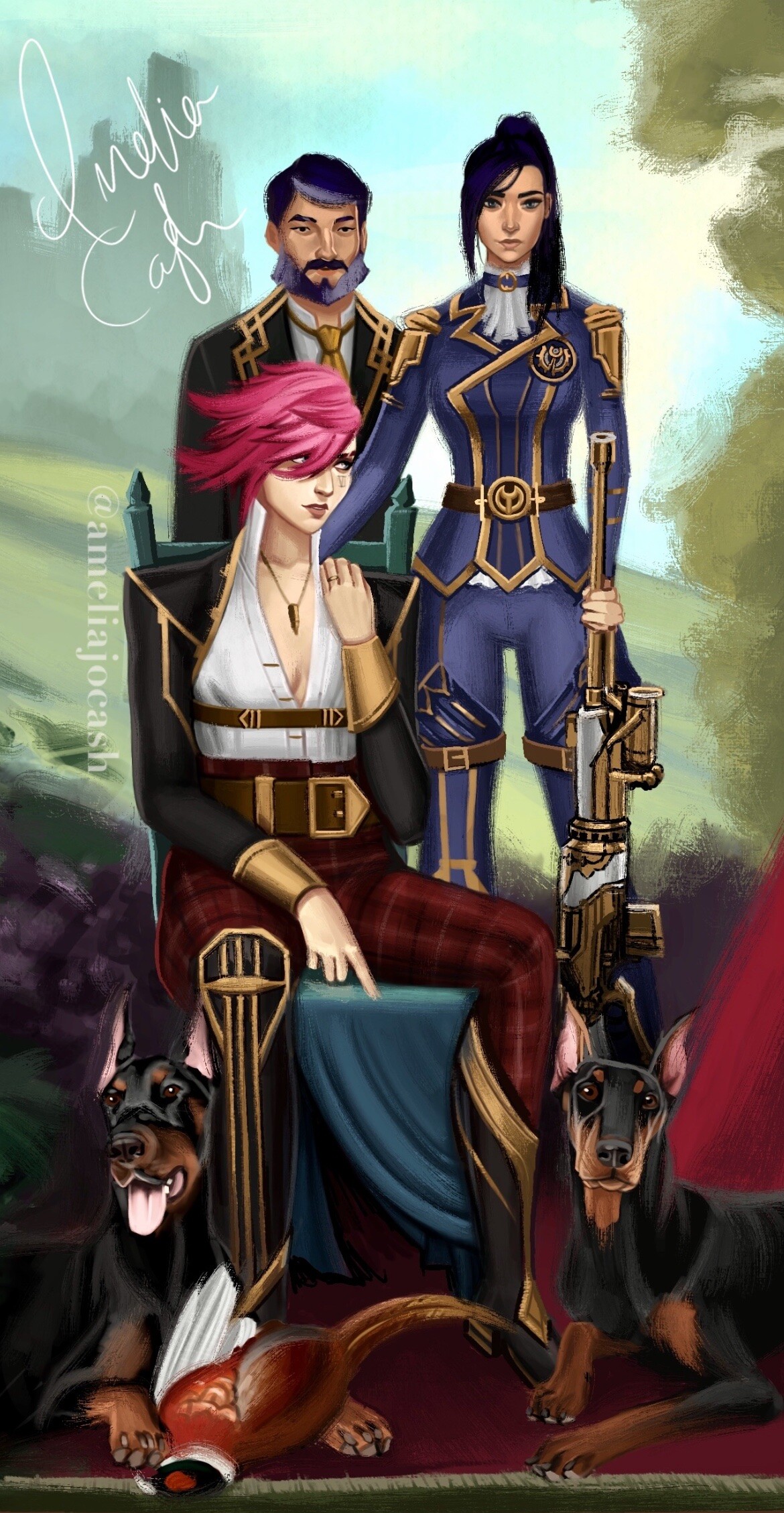 Repaint of the Kiramman Portrait