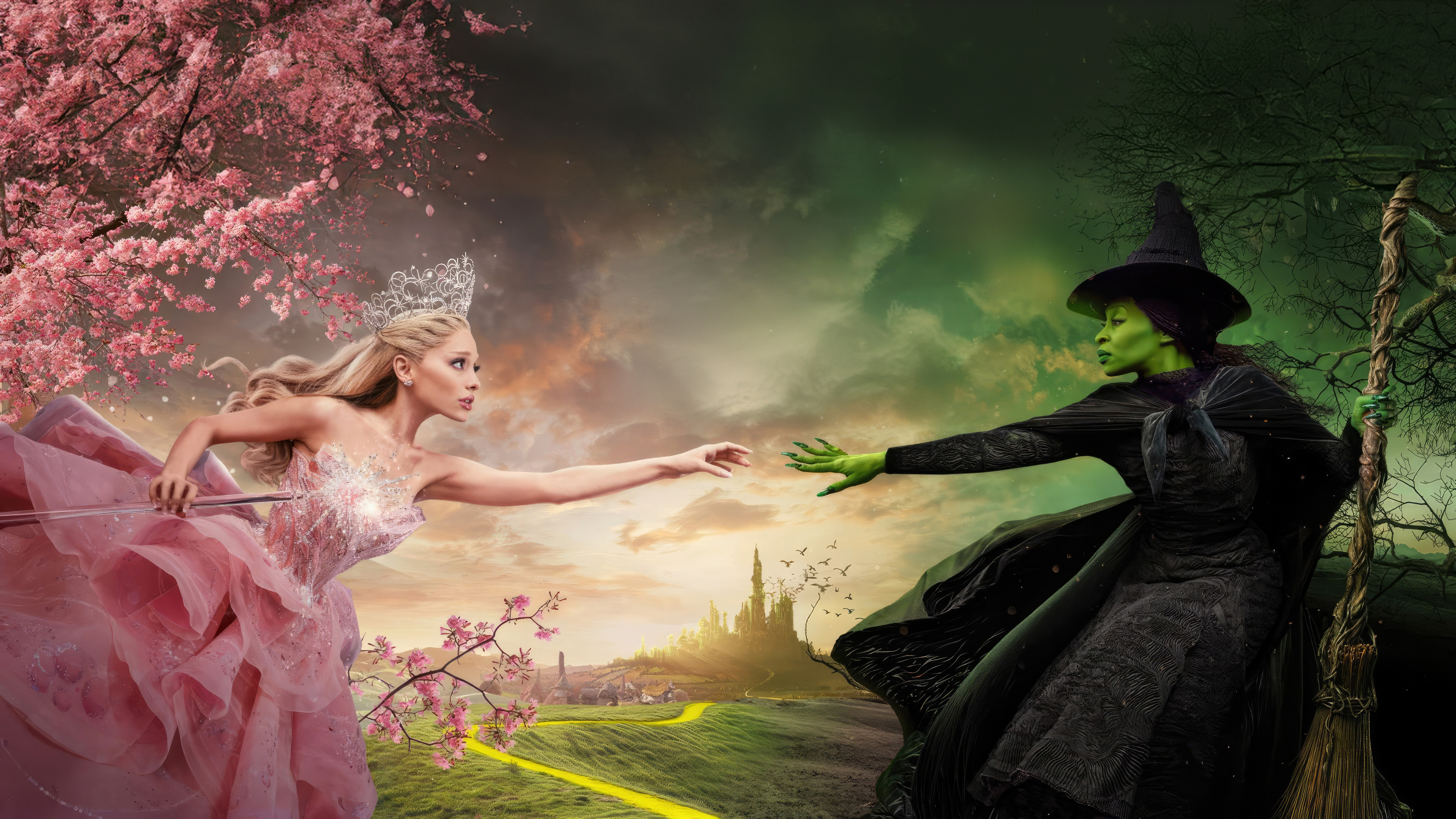 Glinda In Wicked Movie Wallpaper, HD