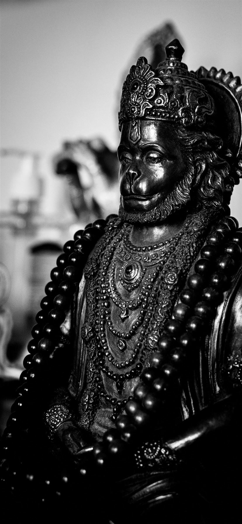 God Hanuman Idol Photo iPhone