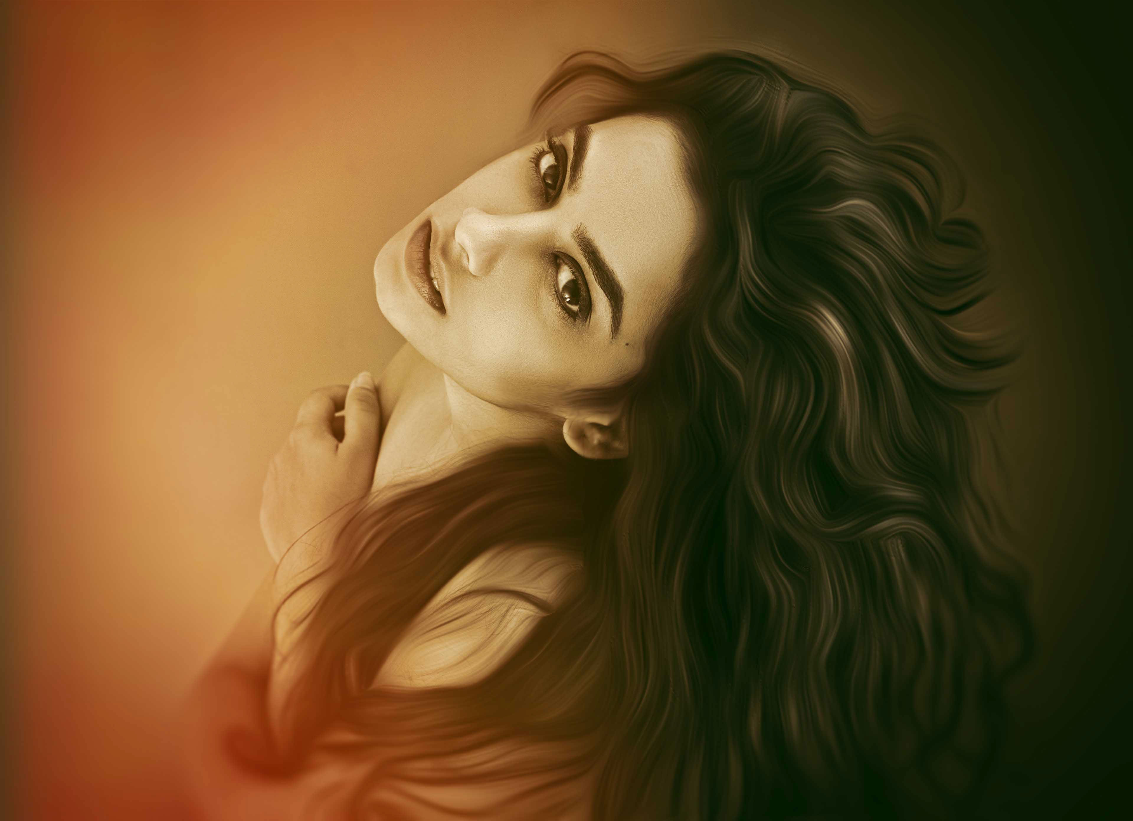 Beautiful Woman Wallpaper 3840x2784