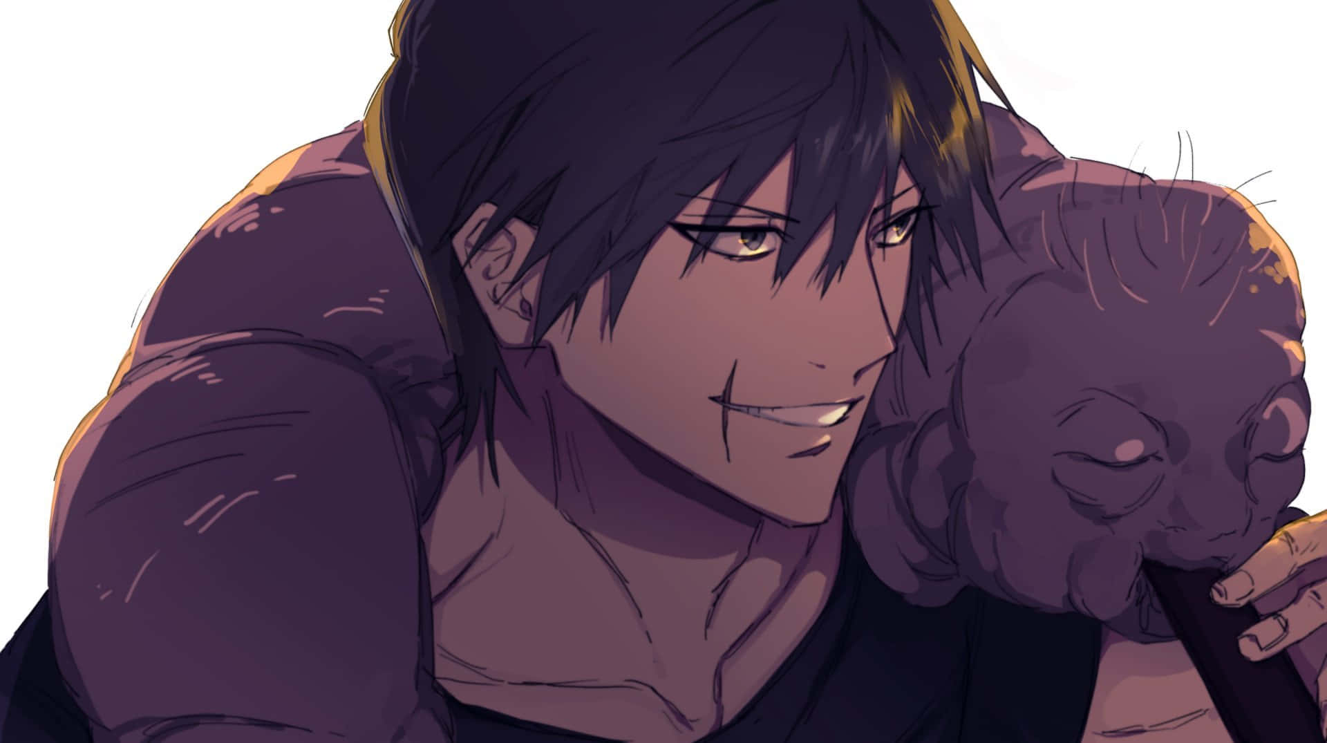 Toji Fushiguro in action pose Wallpaper