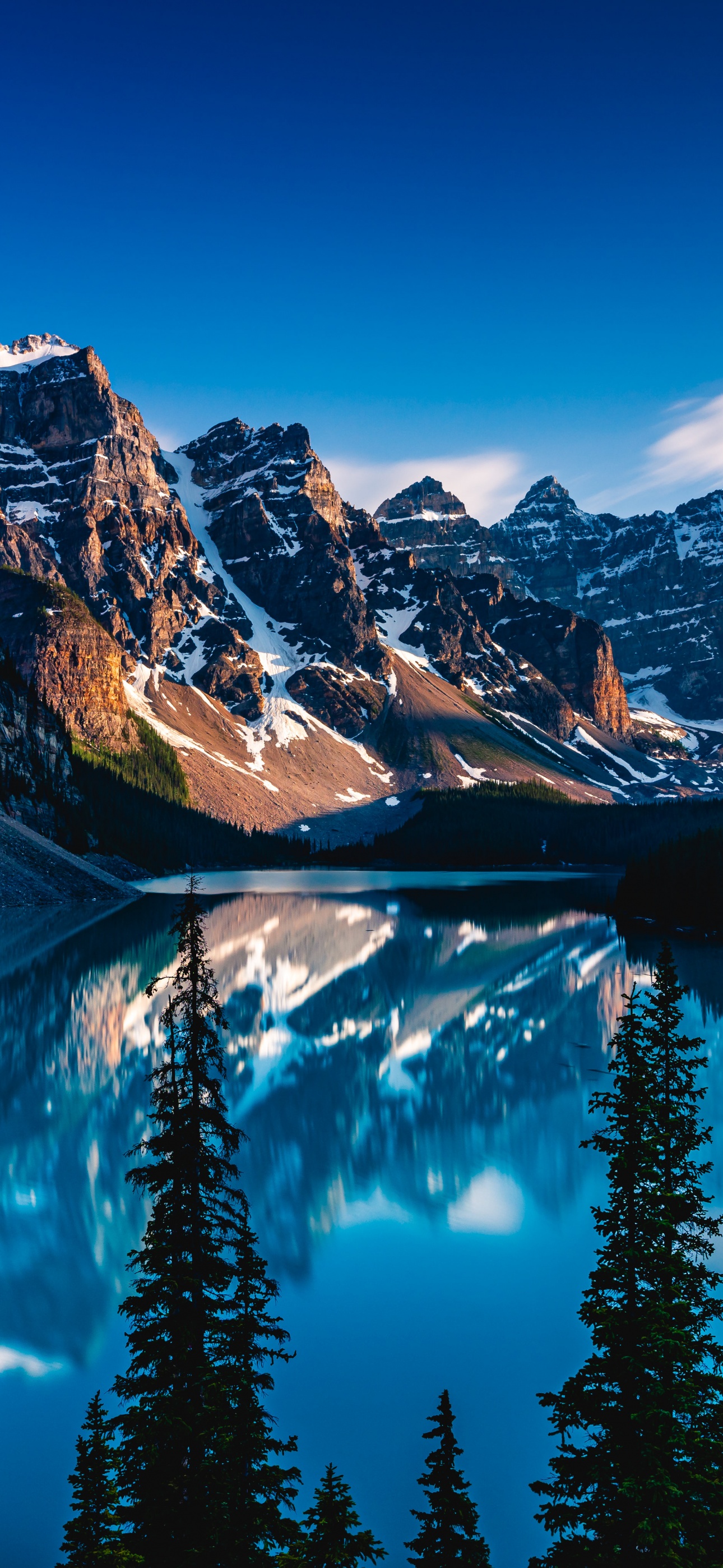 Moraine Lake Wallpaper 4K, Canadian Rockies