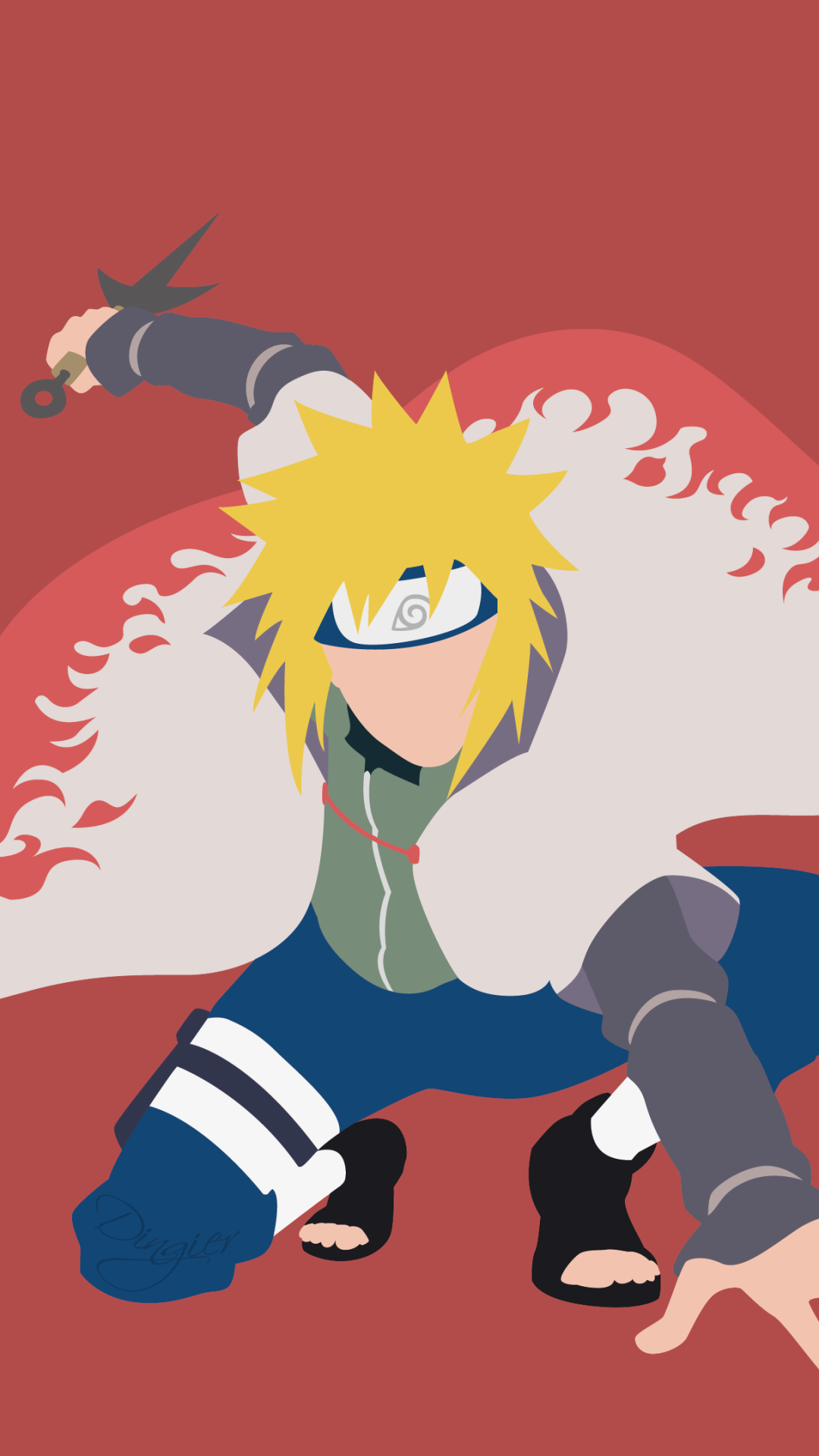 Minato Namikaze Phone Wallpaper