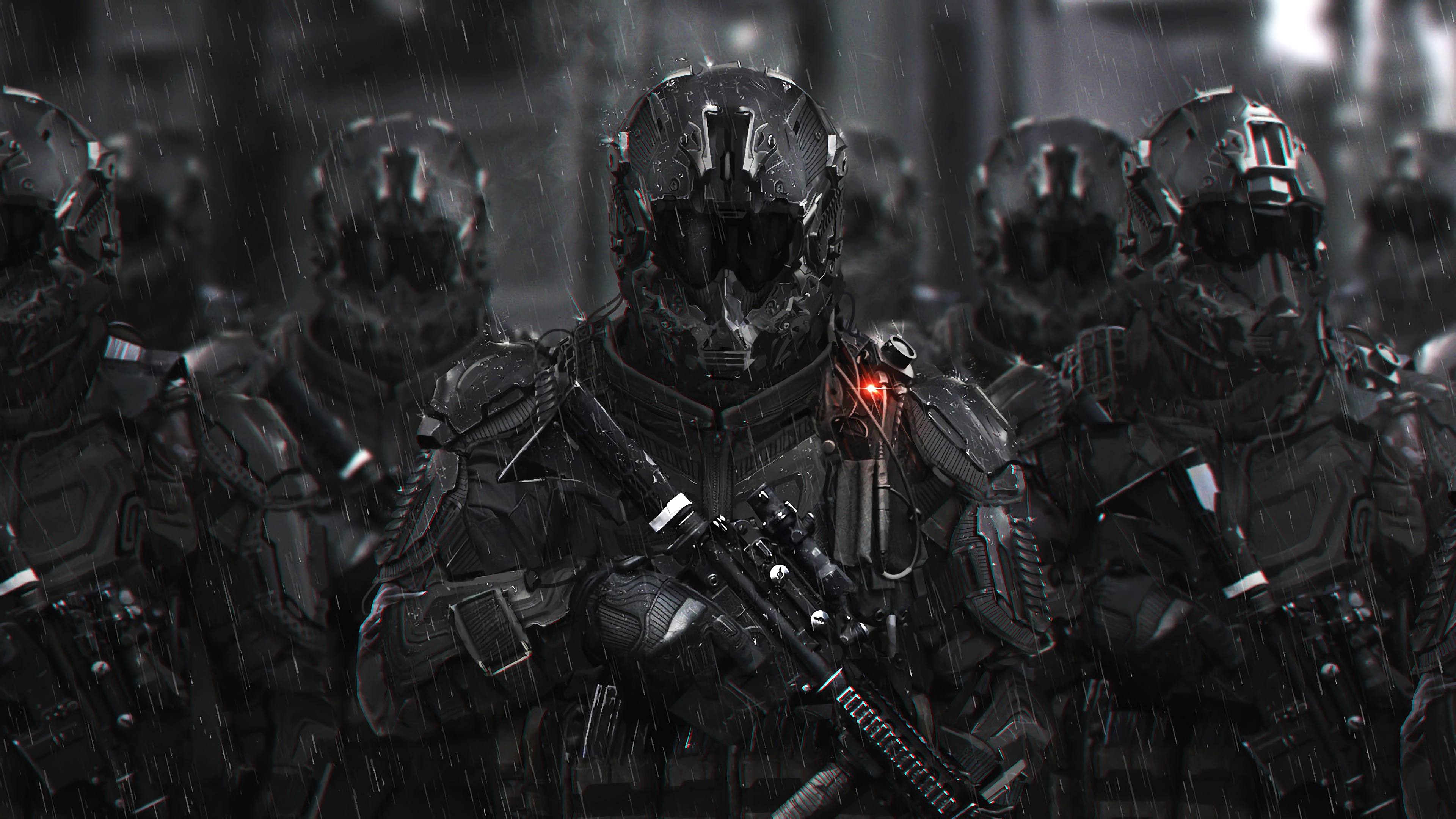 Sci Fi Soldier 4K Wallpaper