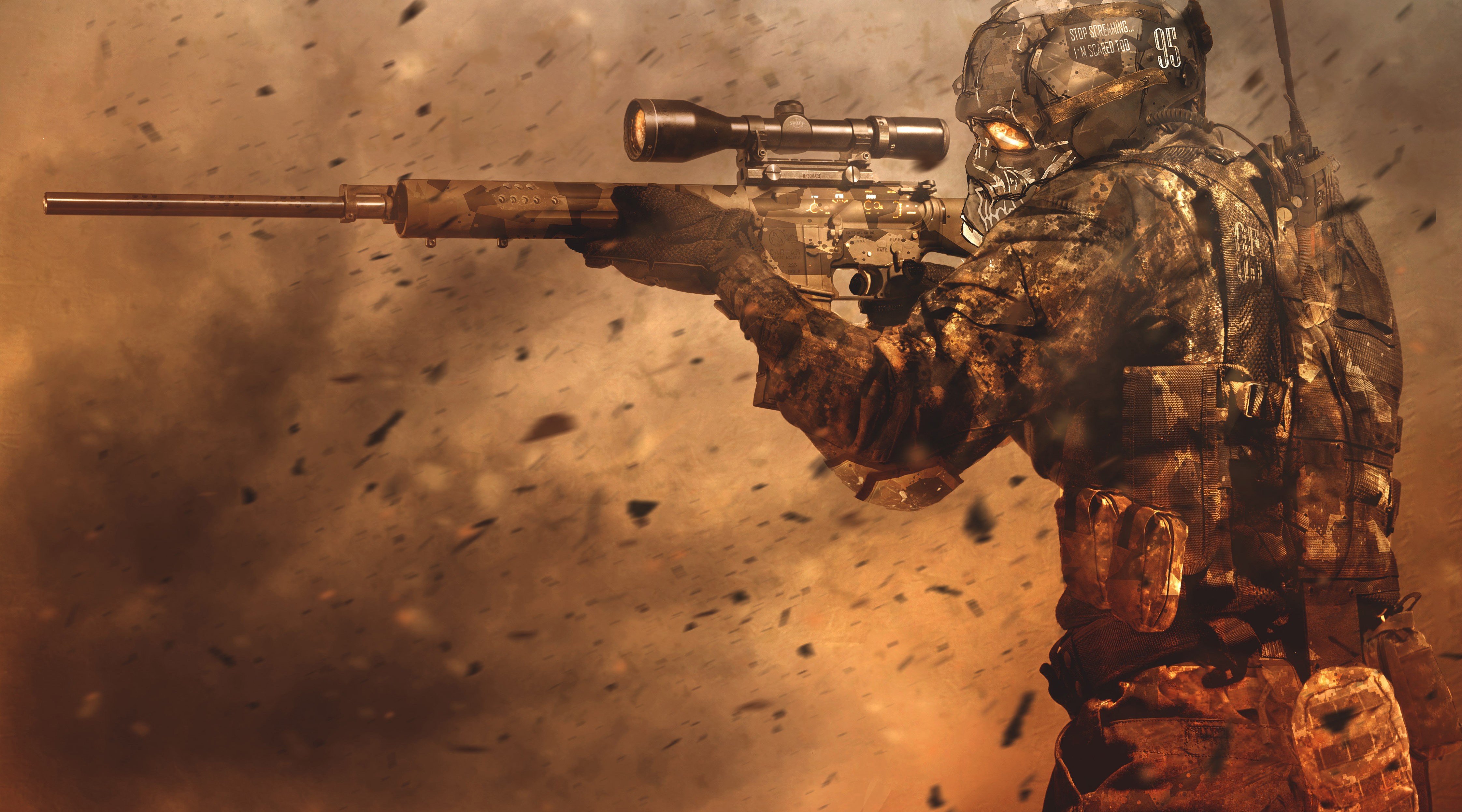 Soldier War Artwork 4k 5k Wallpaper, HD