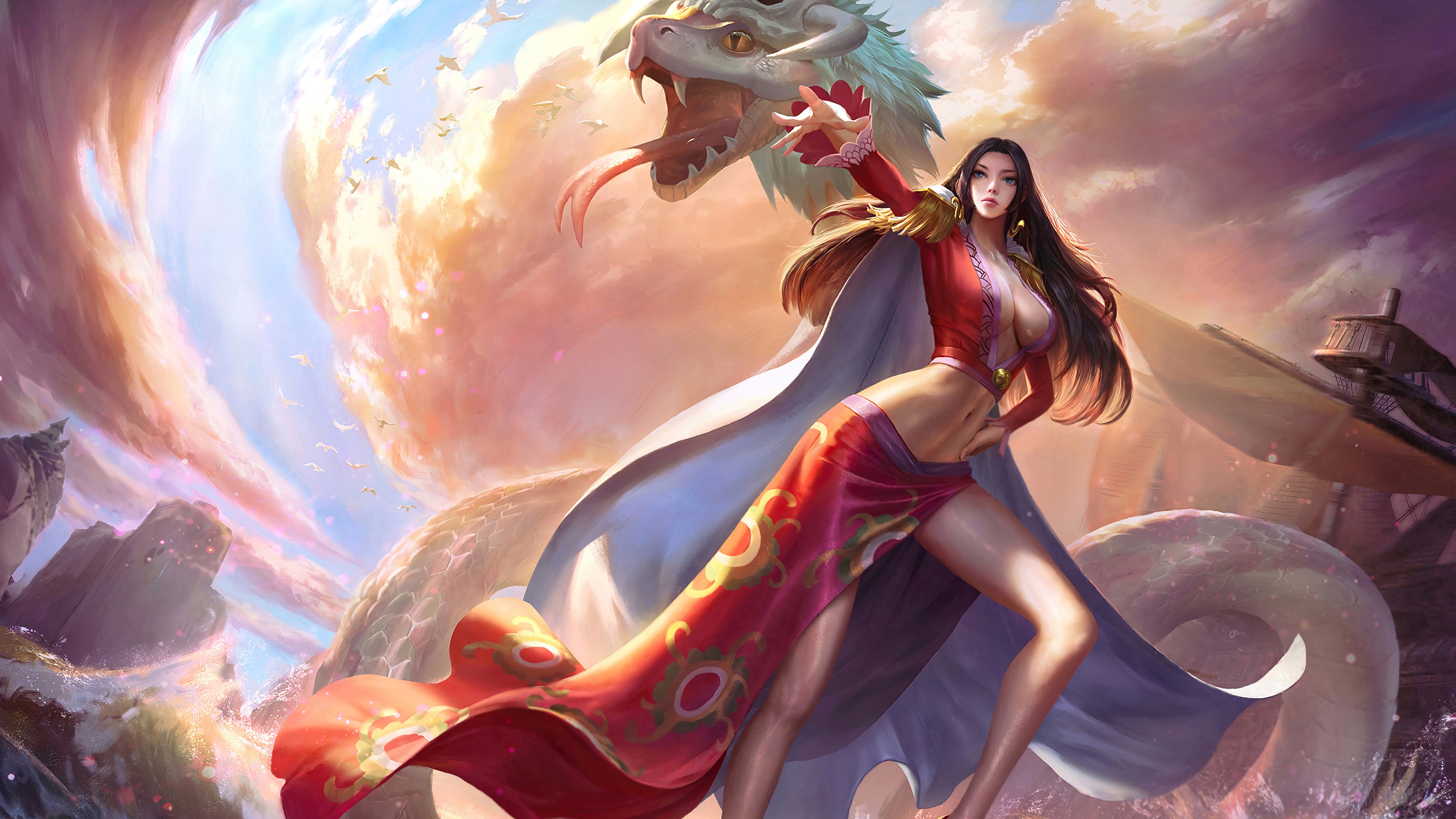 Boa Hancock [One Piece] (3840x2160), r