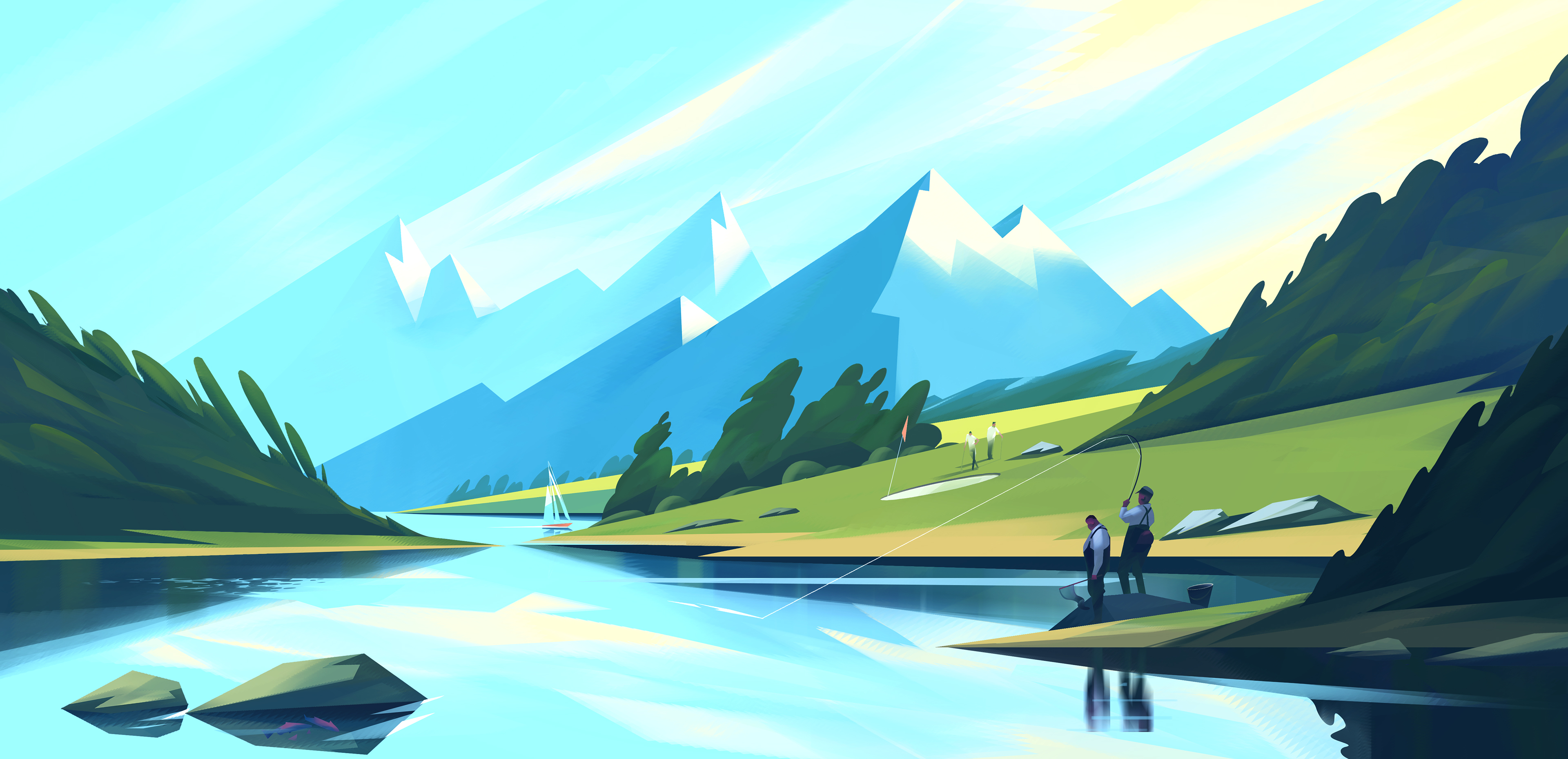 Happy Place 4k Wallpaper, HD Artist