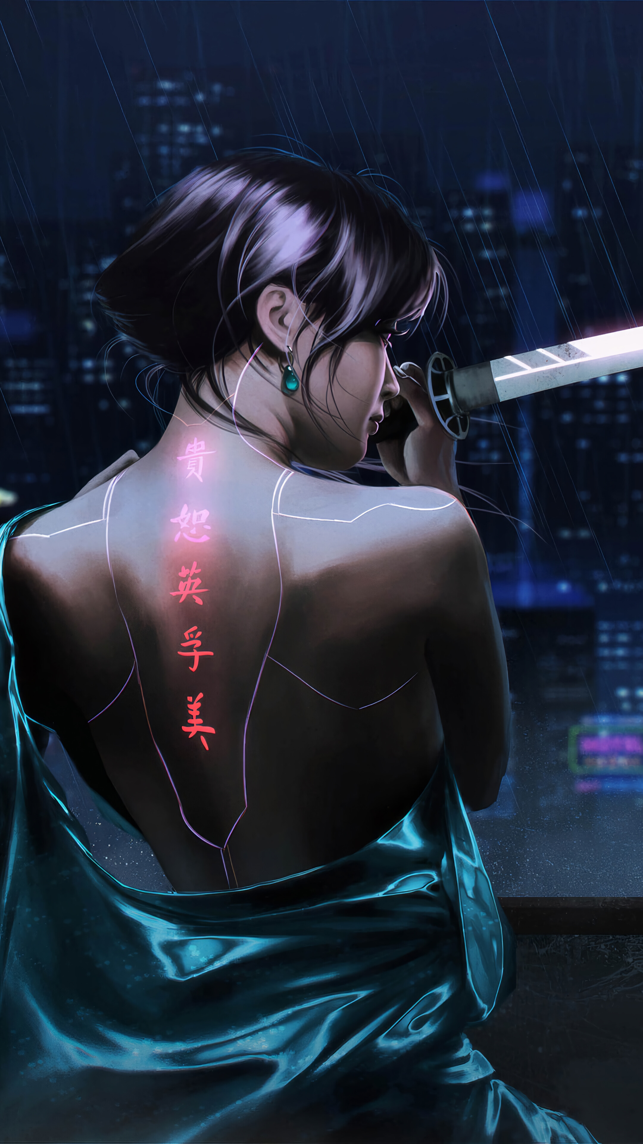 Katana 4K Wallpaper iPhone HD