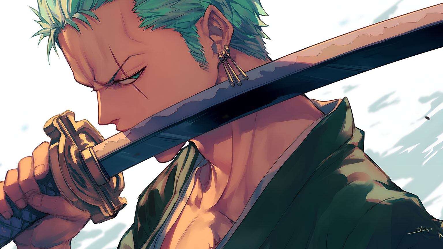 Zoro Katana One Piece Desktop Wallpaper