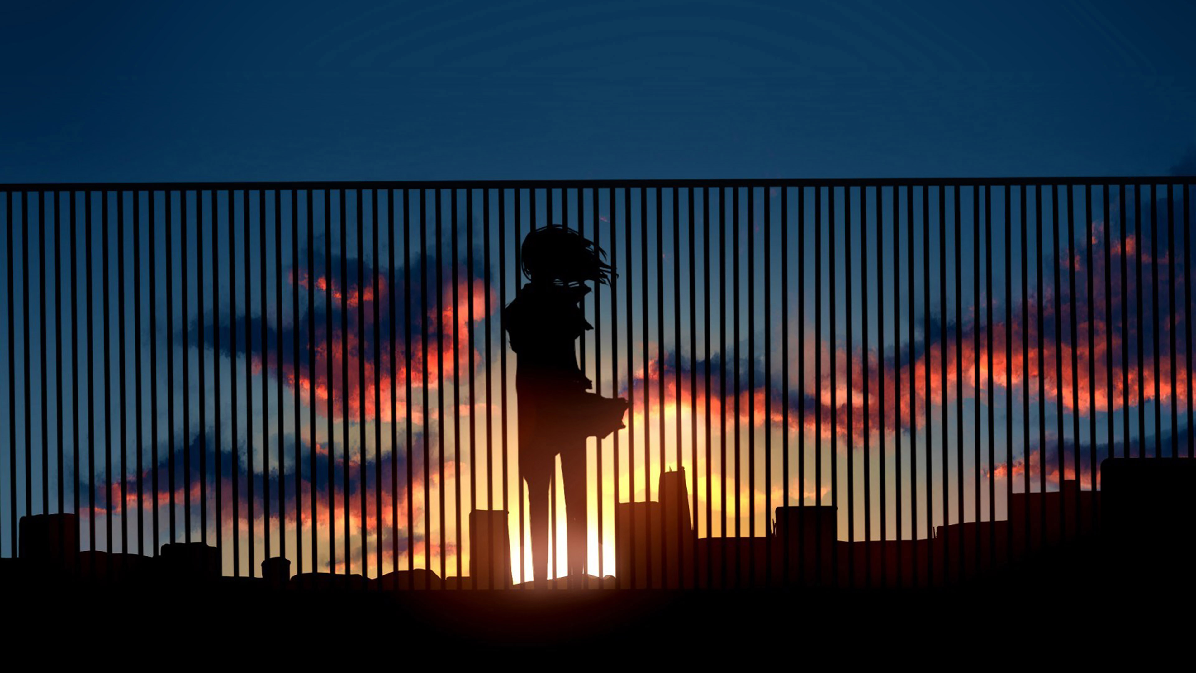 Art Sunset Anime Afternoon