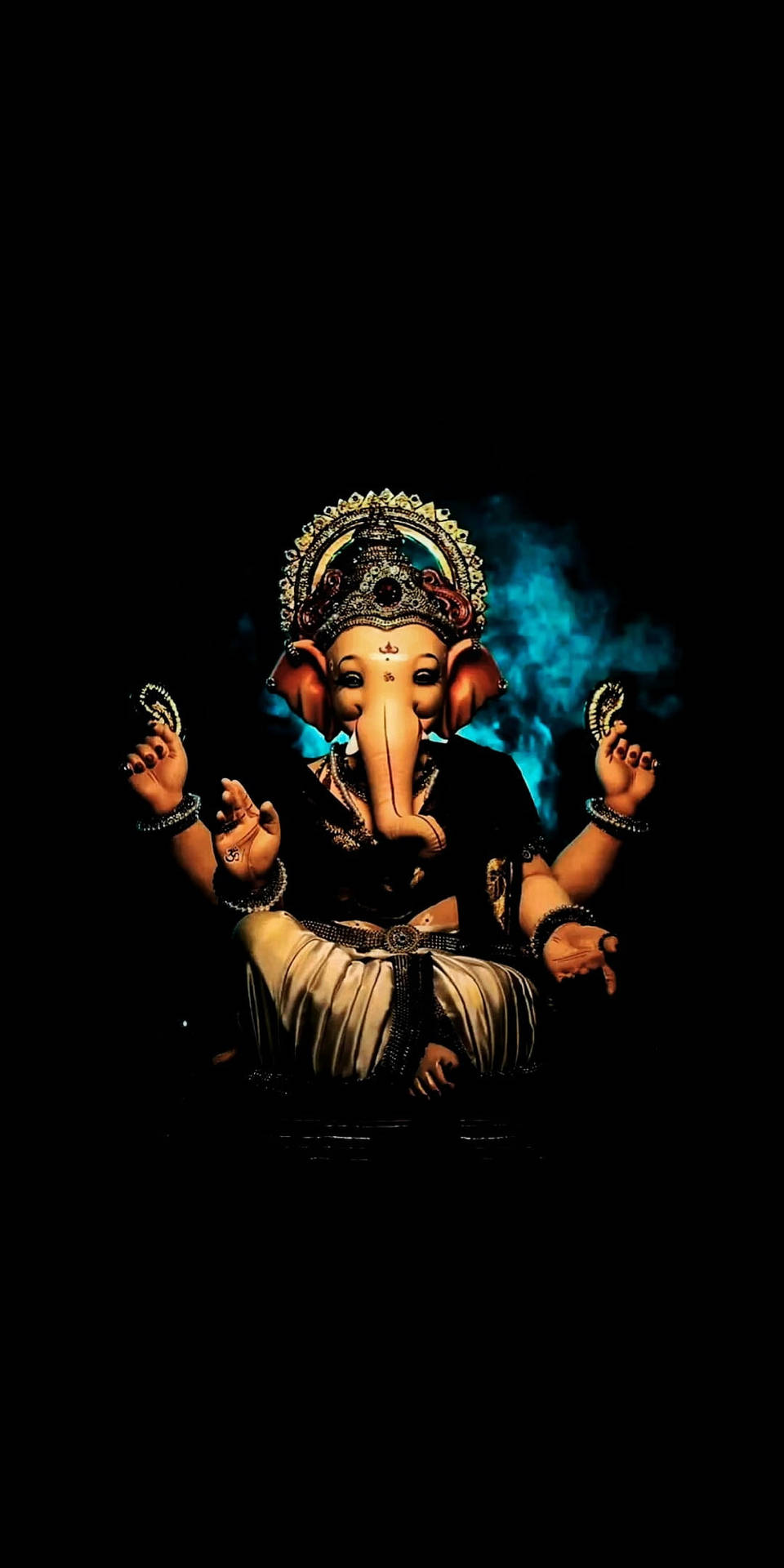 Ganesh iPhone Amoled Wallpaper