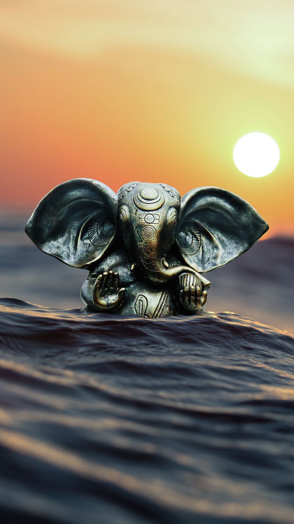 Download wallpaper 938x1668 ganesha