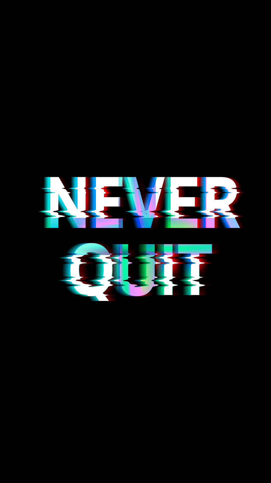 Motivational Quote Black iPhone