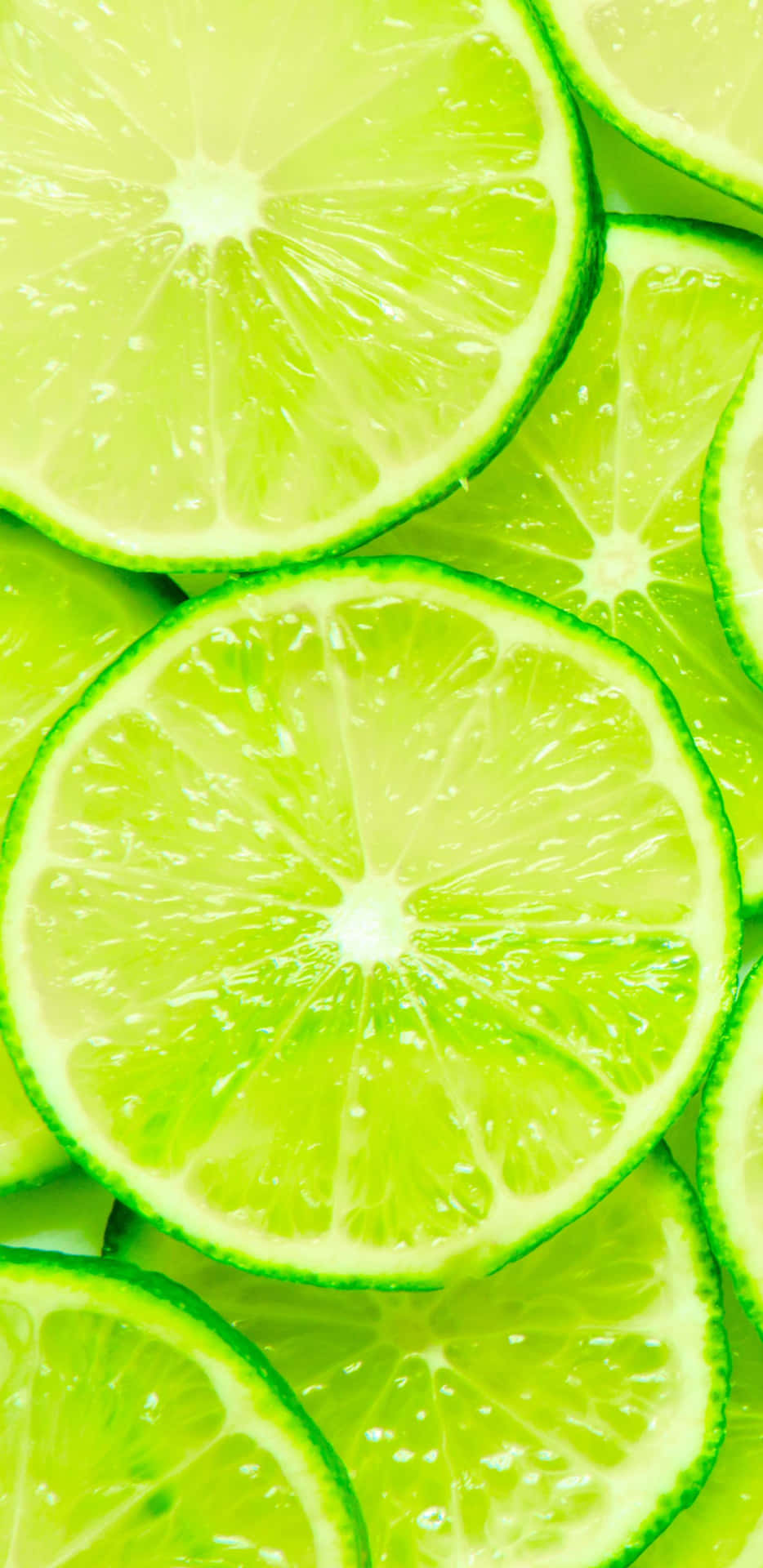 Vibrant Slice Of Lime Wallpaper