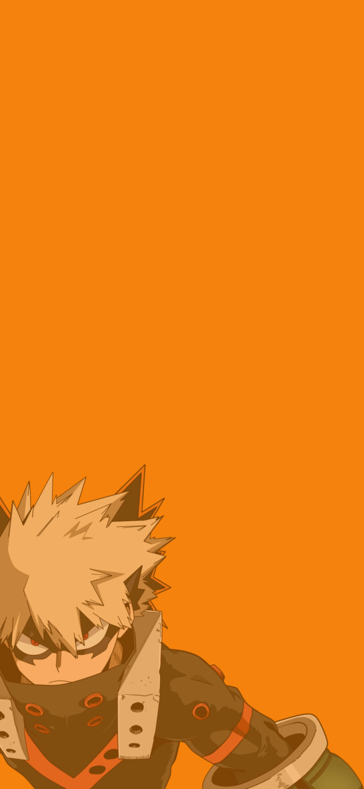 MHA Bakugou Orange Wallpaper