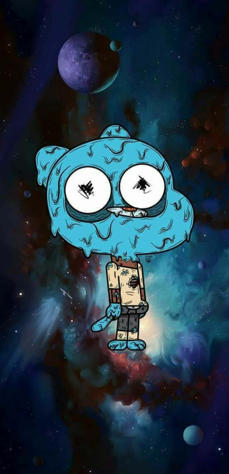 Gumball Watterson And Darwin In A Super