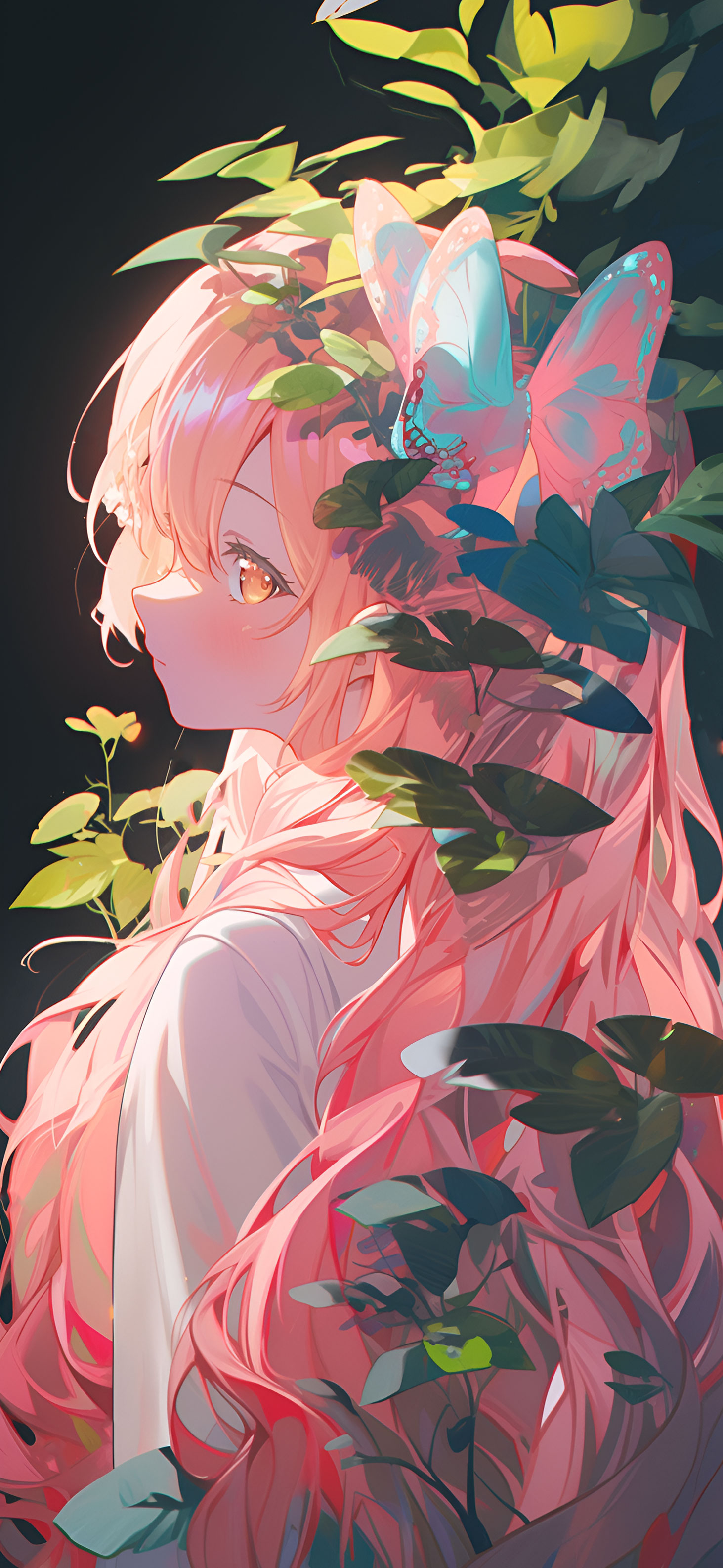 Mysterious Pink Haired Anime Girl