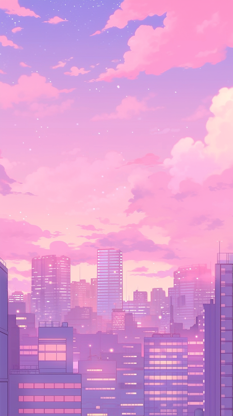 Lofi Anime Phone Wallpaper