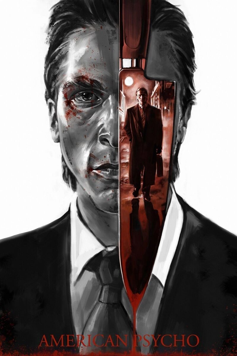 American Psycho Framed Movie Poster