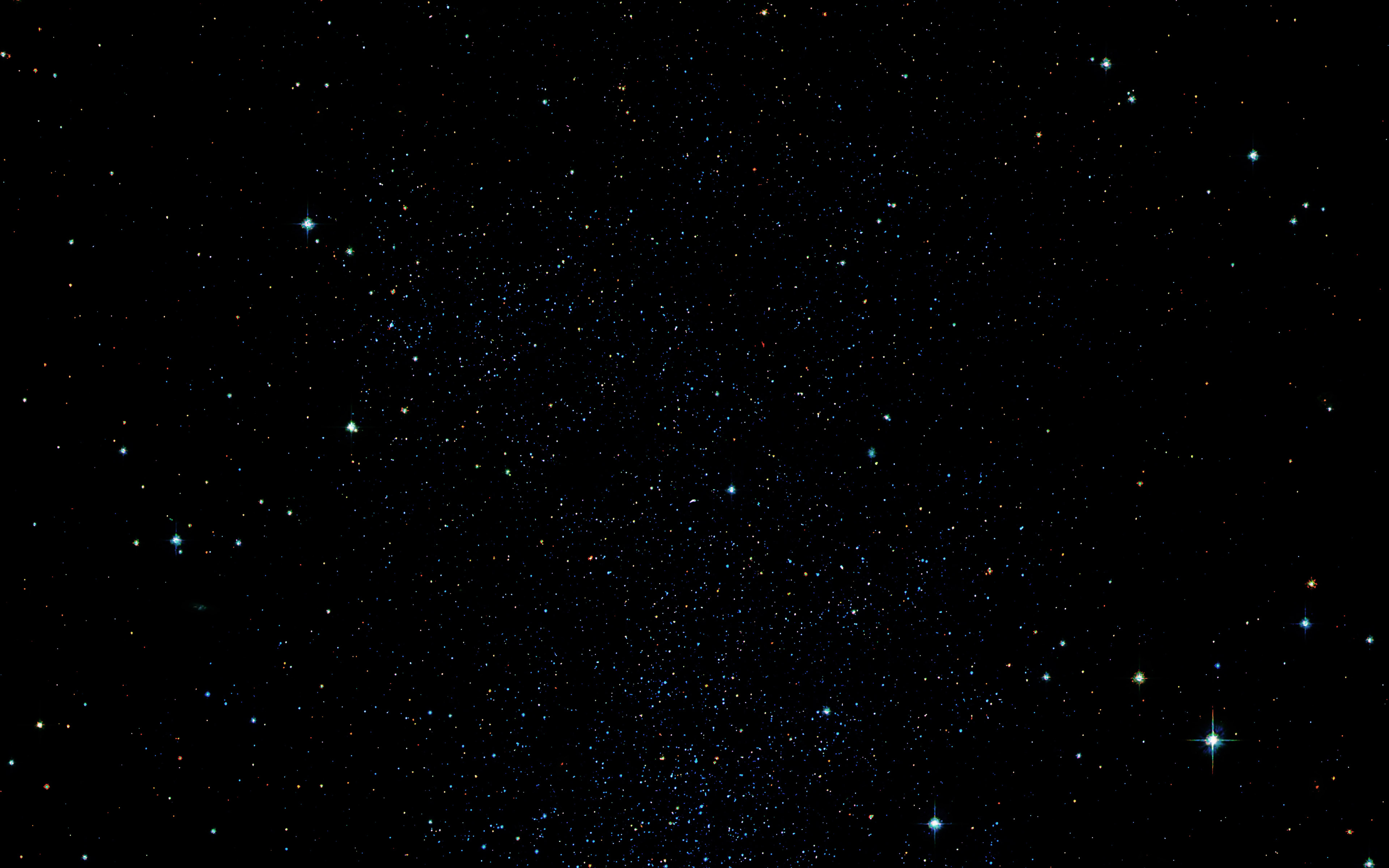 Wallpaper Night Space Night Gemini