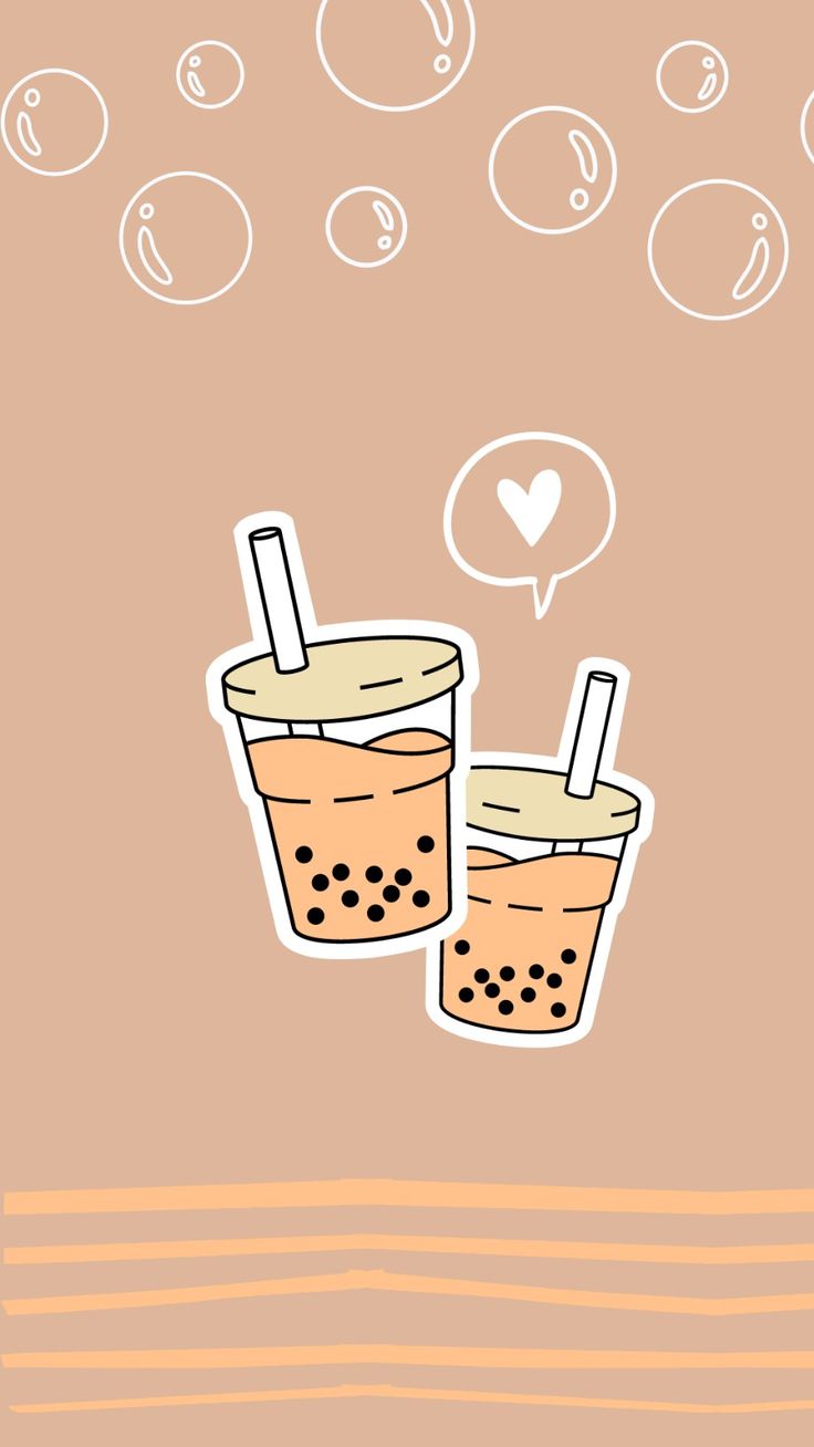 bubble tea wallpaper