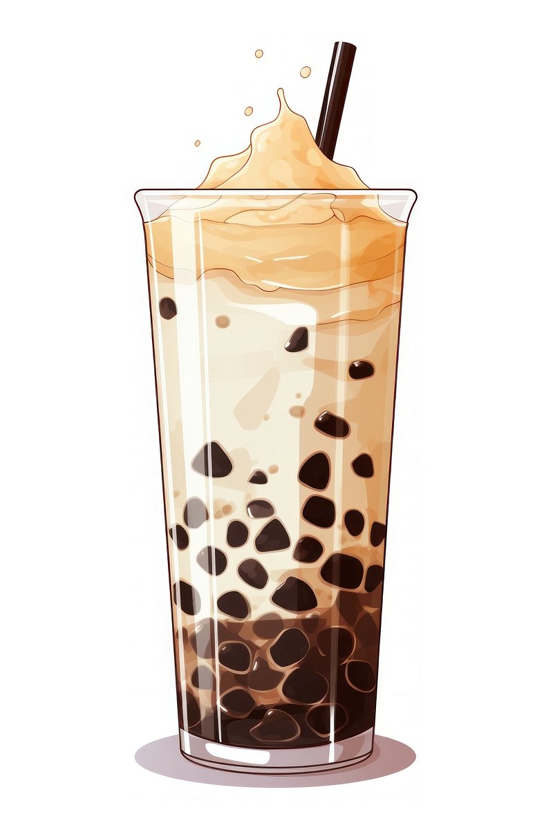 Boba Bubble Tea Image. Free Photo