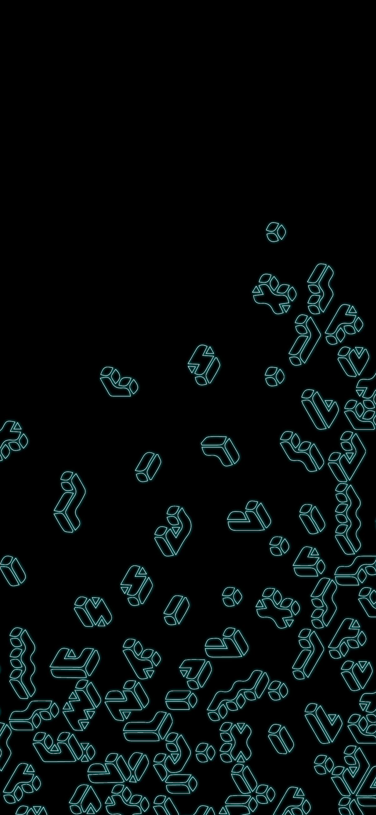 Tetris Style Amoled Wallpaper