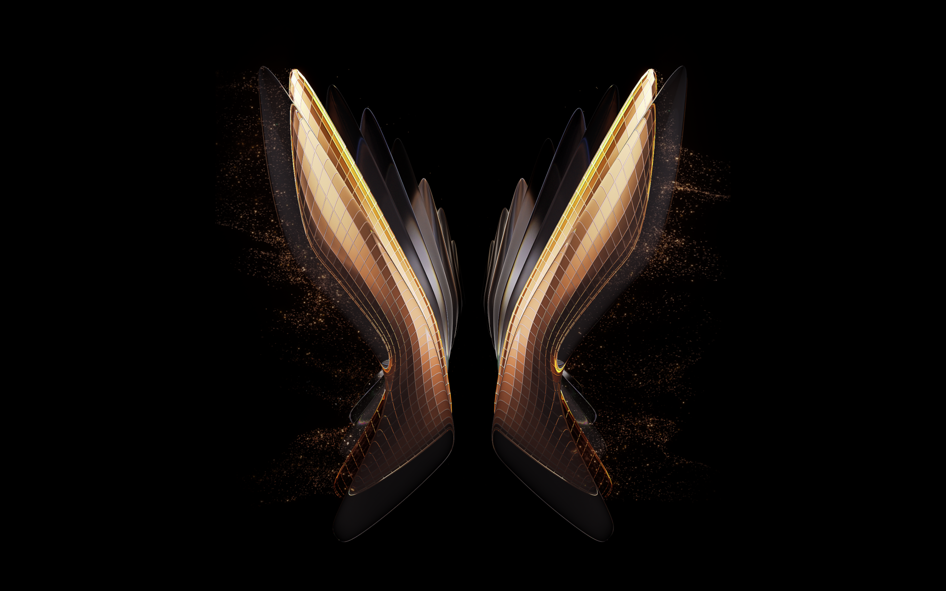 Abstract background Wallpaper 4K, Fold