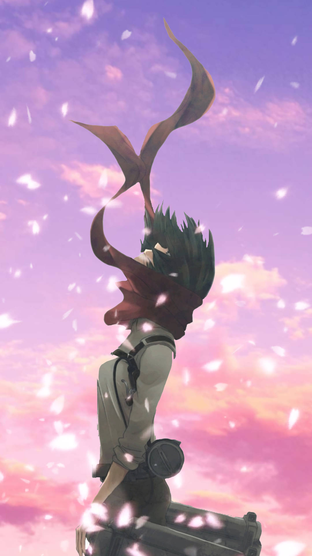 On Titan 4k Mikasa's Freedom Wallpaper