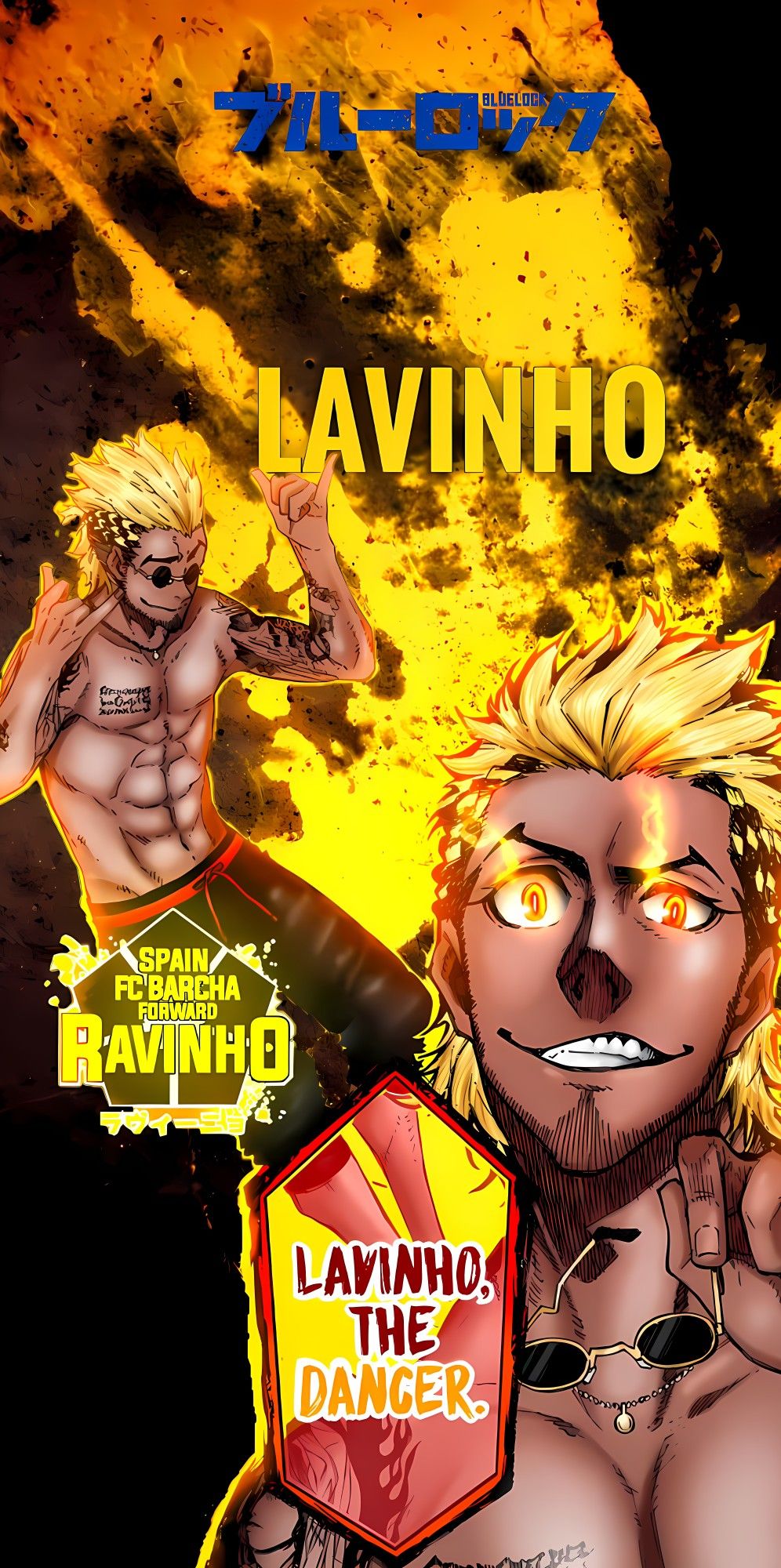 Lavinho wallpaper blue lock