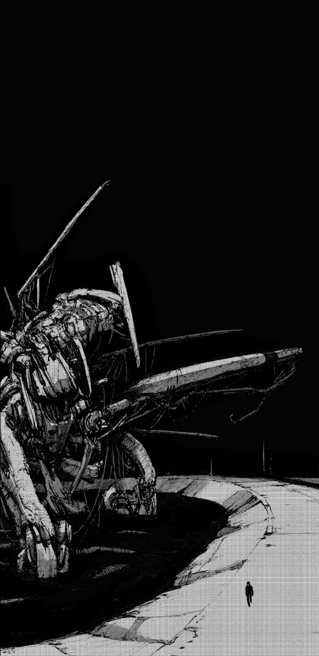 Blame Manga Edited Amoled Wallpaper