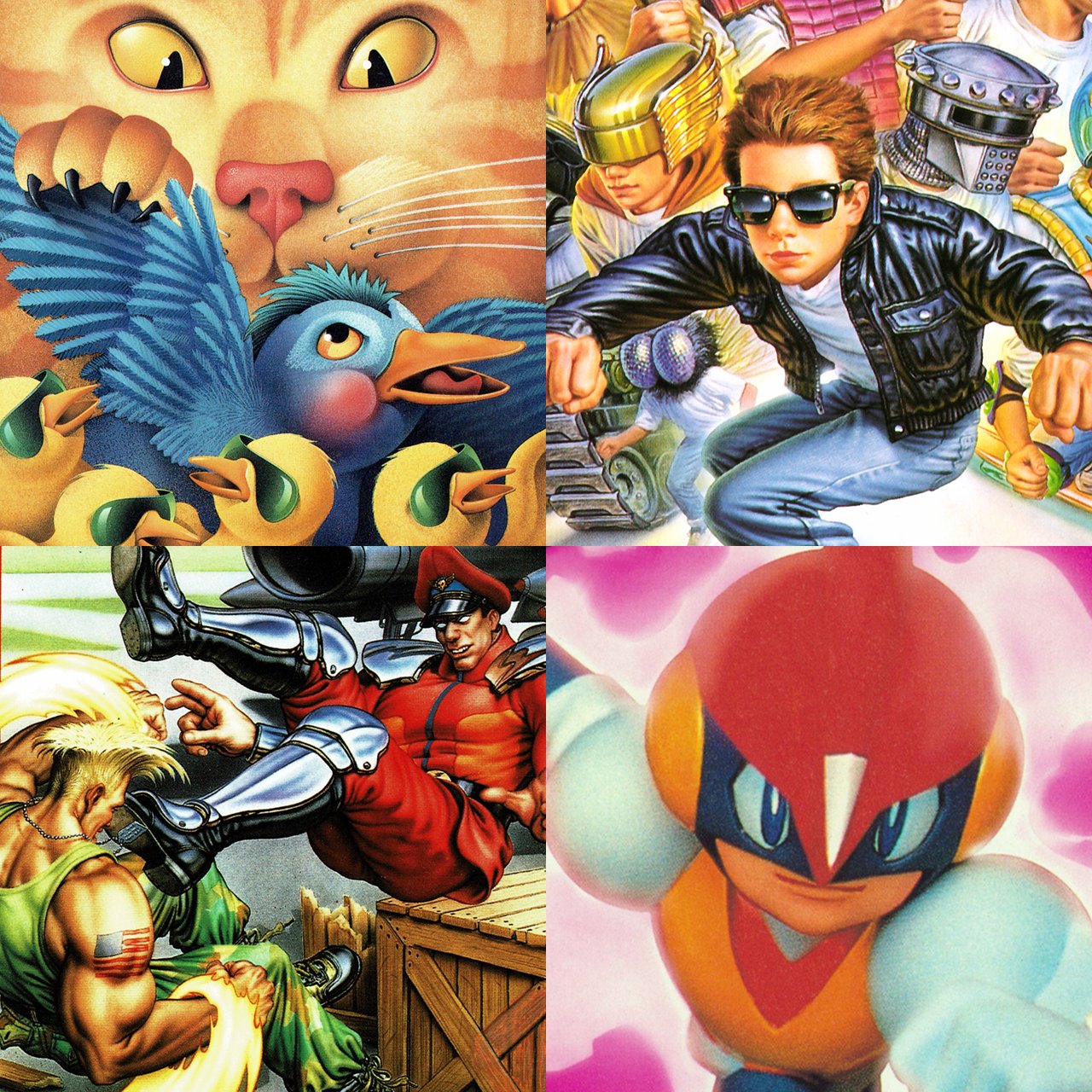 Four SEGA Genesis games