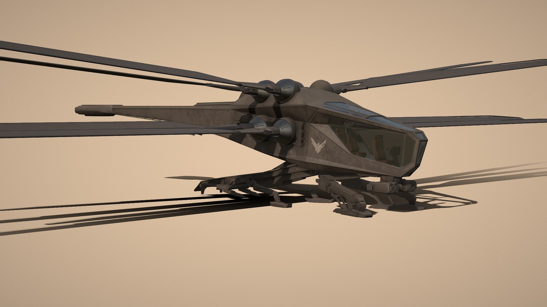 Ornithopter Dune model