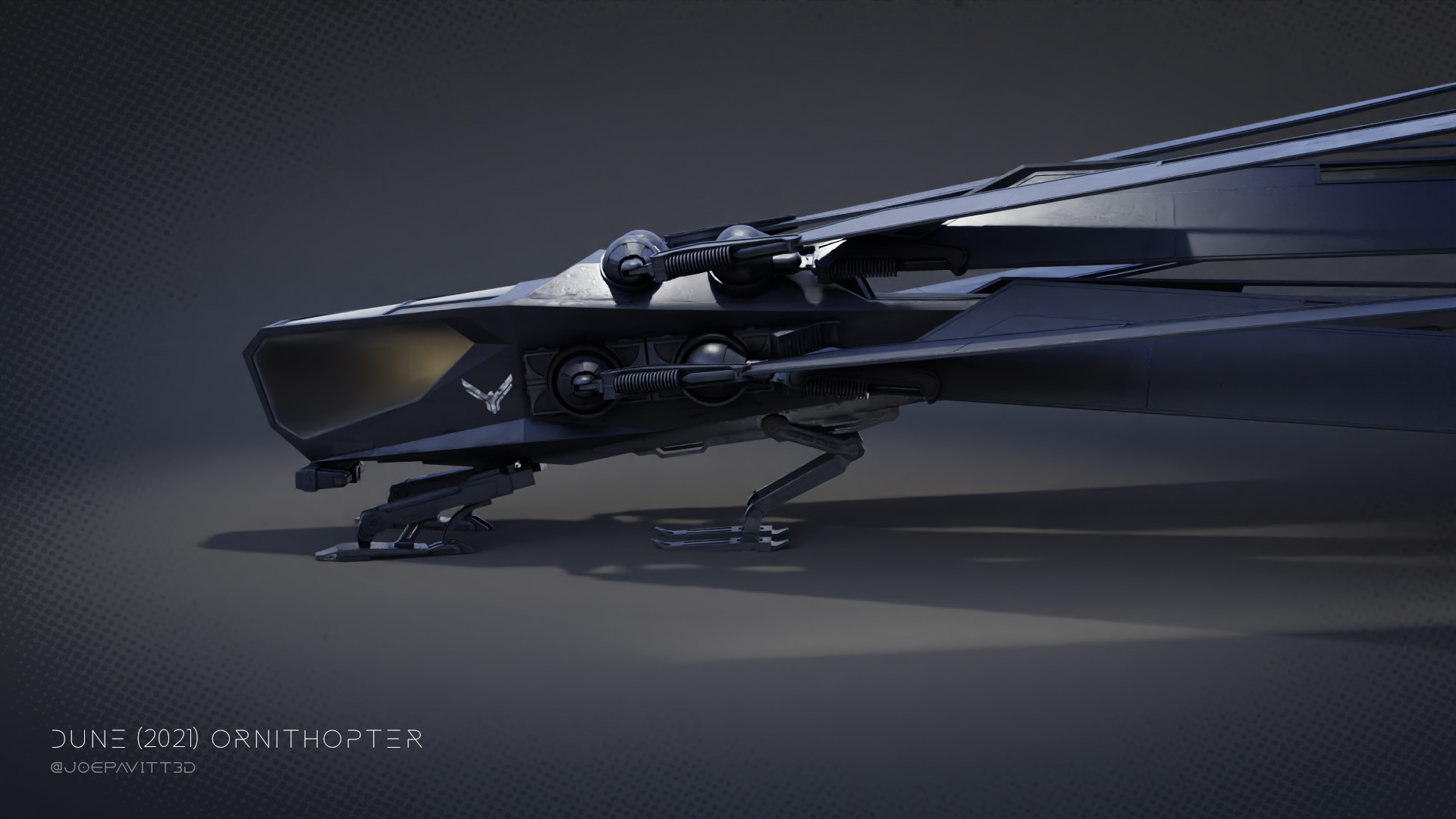 Dune Ornithopter Turntable by