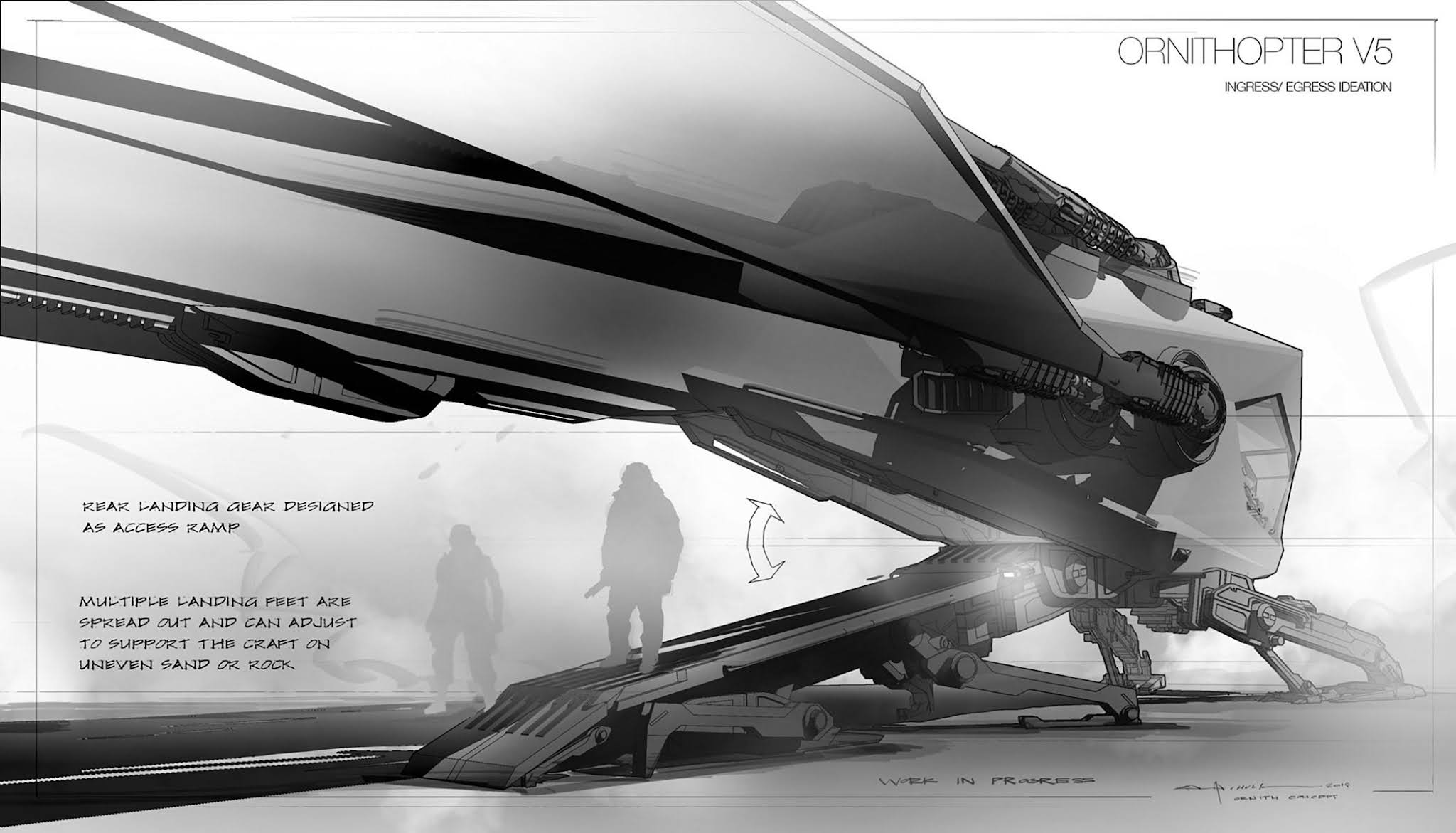 Ornithopter Concept Art