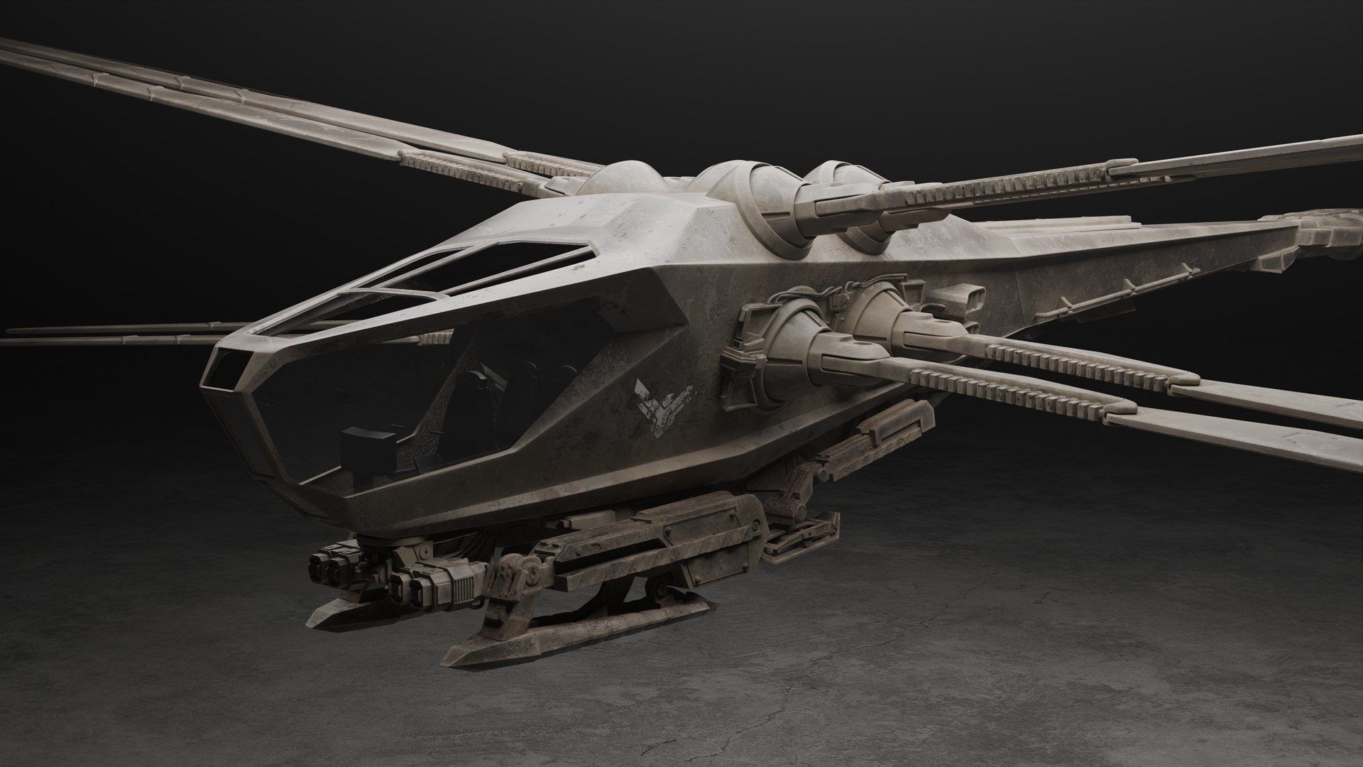 Dune Ornithopter 3D