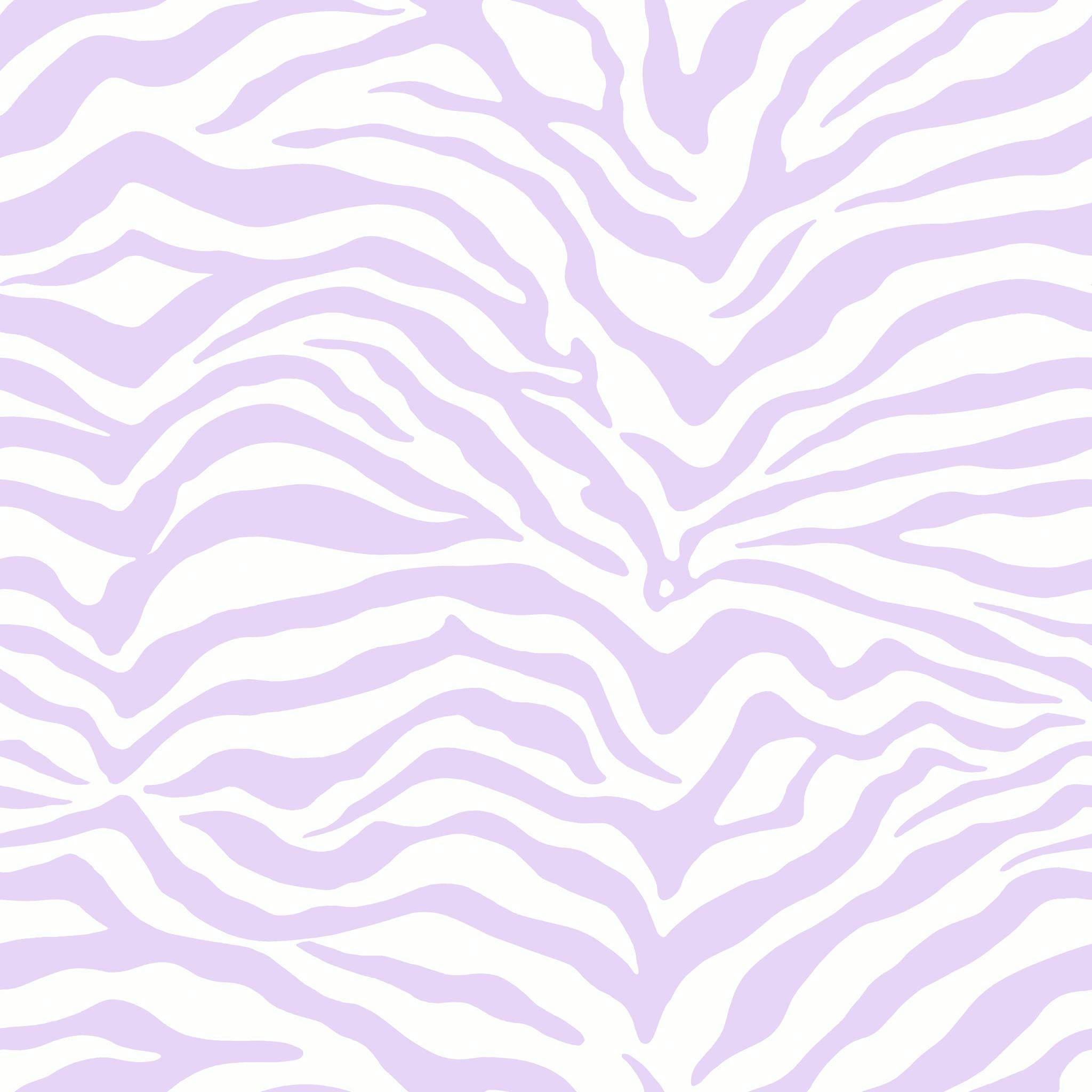 Roommates Zebra Peel And Stick Purple