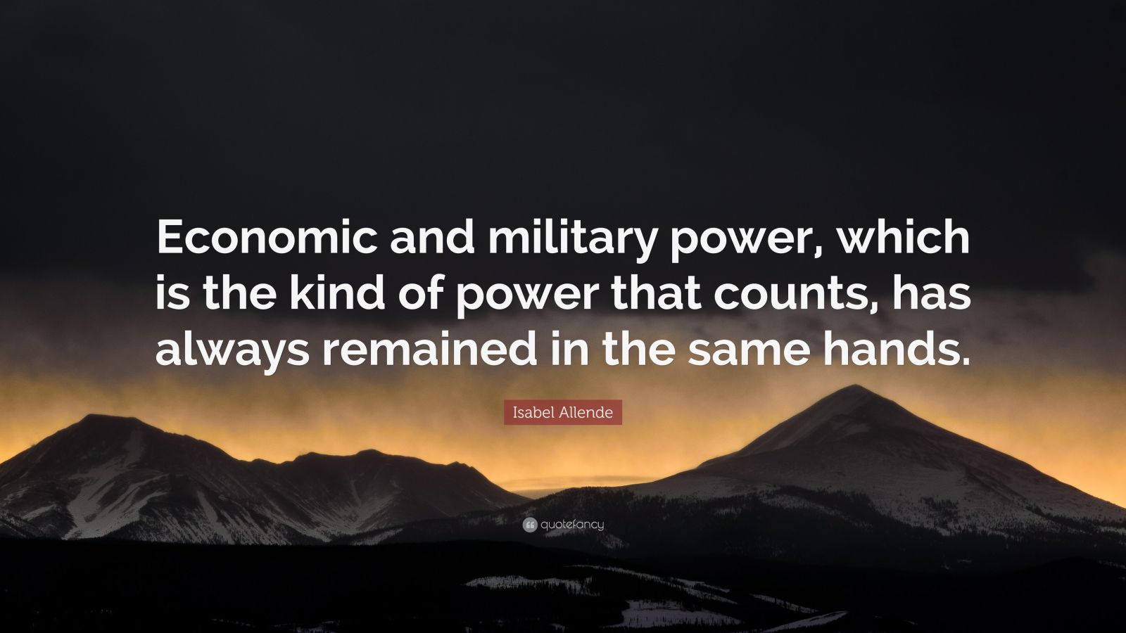 Isabel Allende Quote: “Economic