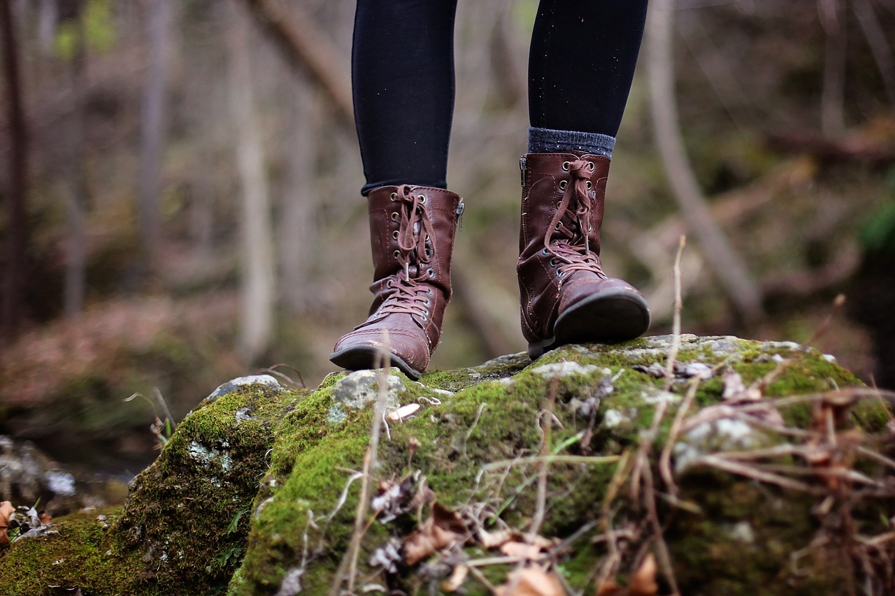 Leather Hiking Boots & Boots Image