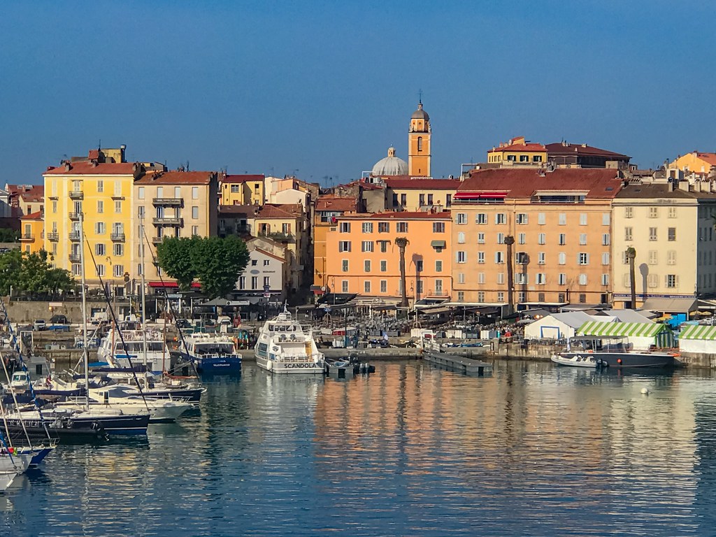 Ajaccio harbour, Corsica. Ajaccio is