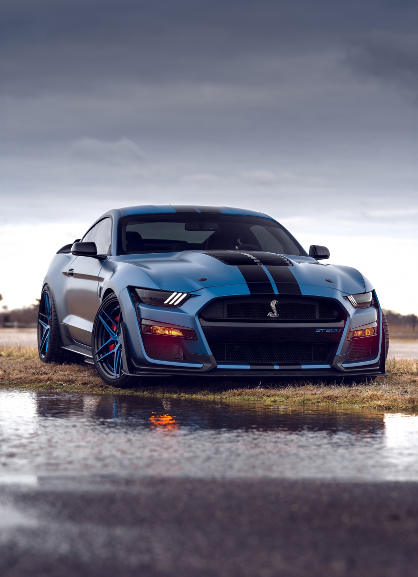 Download wallpaper 840x1160 blue ford