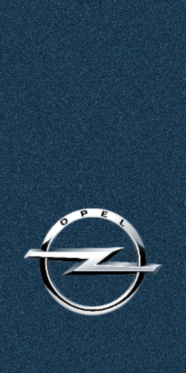 Opel Logo 720x1440 Jeans Texture Blue