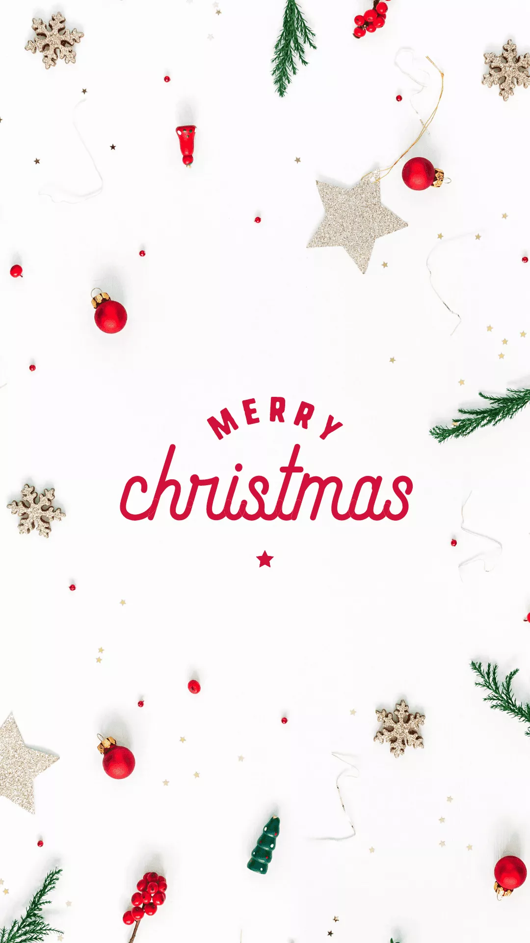 Download Christmas smartphone with bow and ribbon