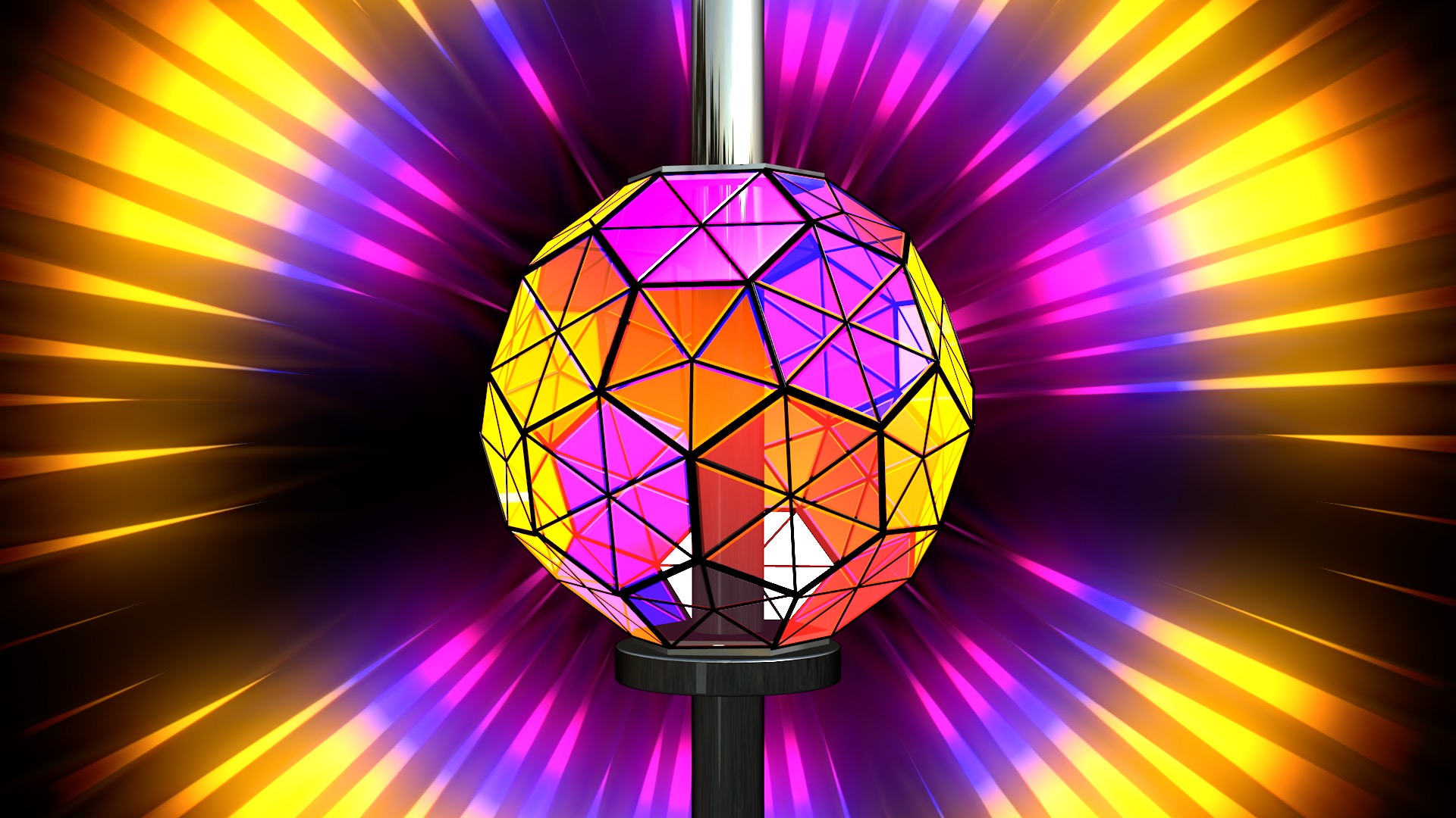 New Year 2018 Ball Drop