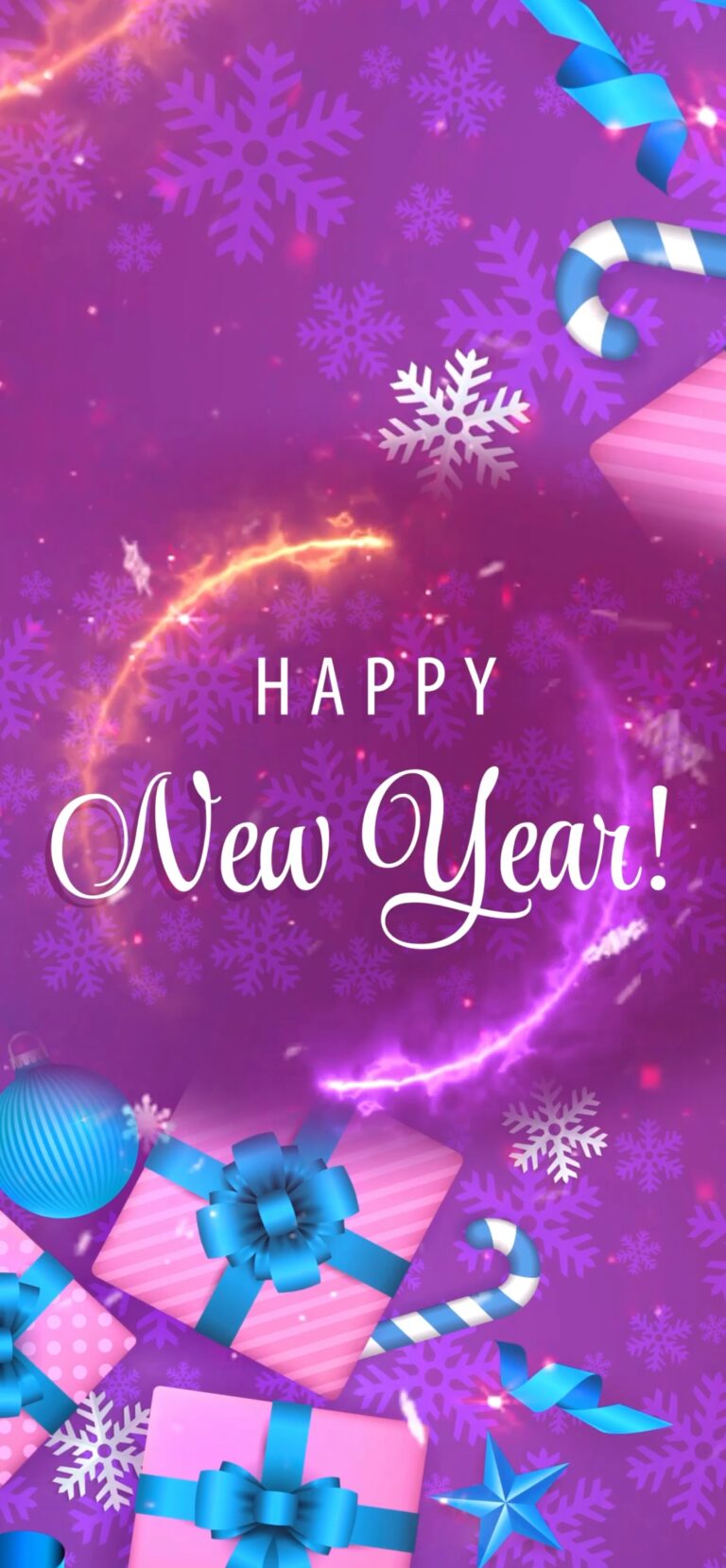 Happy New Year 2021. LIVE Wallpaper
