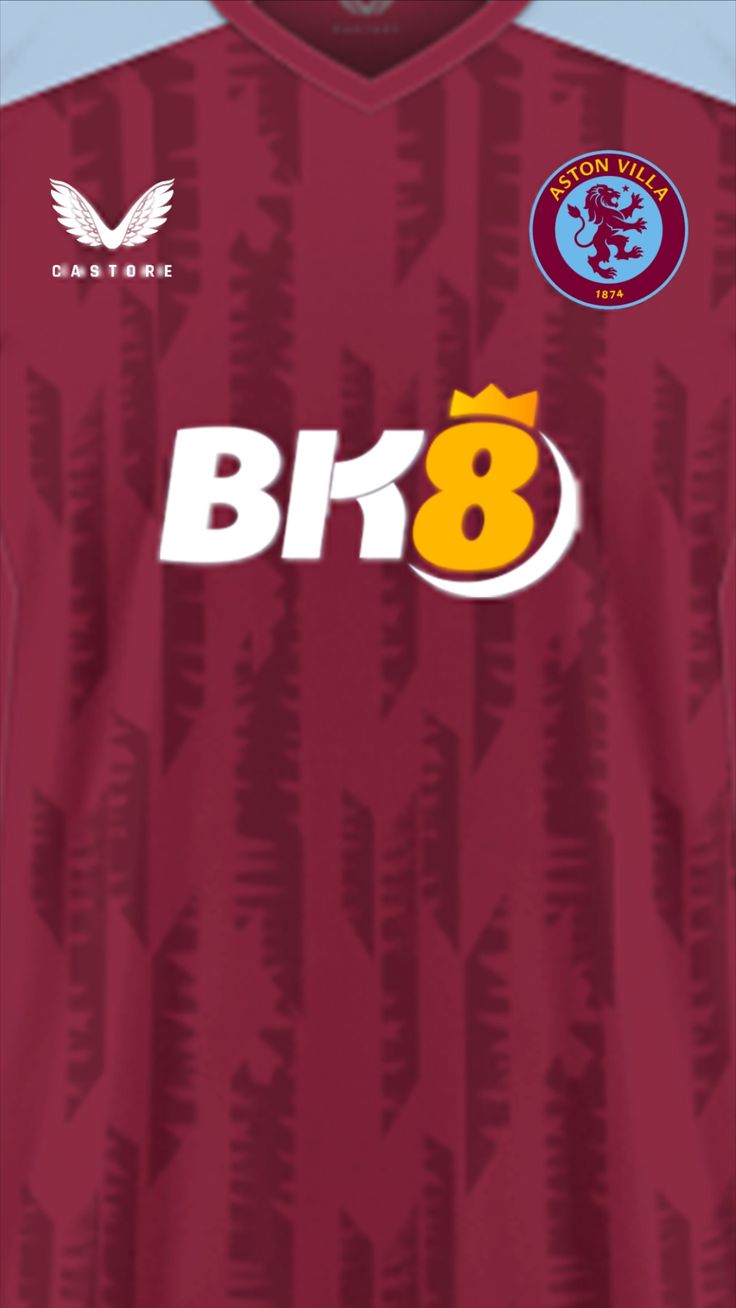 Aston Villa Home Kit 2023 2024 Wallpaper