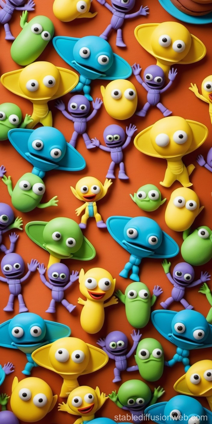 Toy Story: Alien Filled Wallpaper